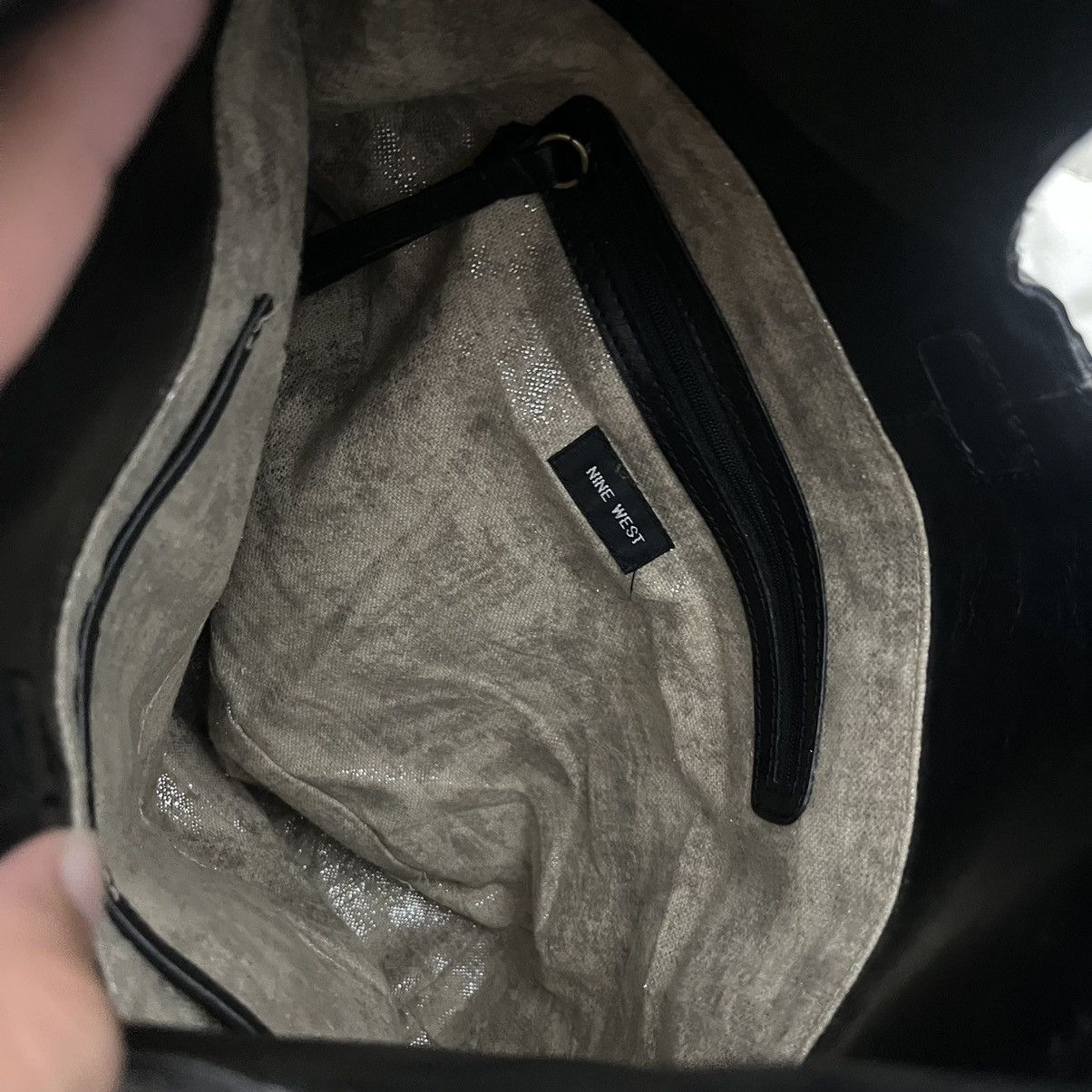 Leather × Nine West Nine west leathet tote bag Size ONE SIZE - 8 Thumbnail