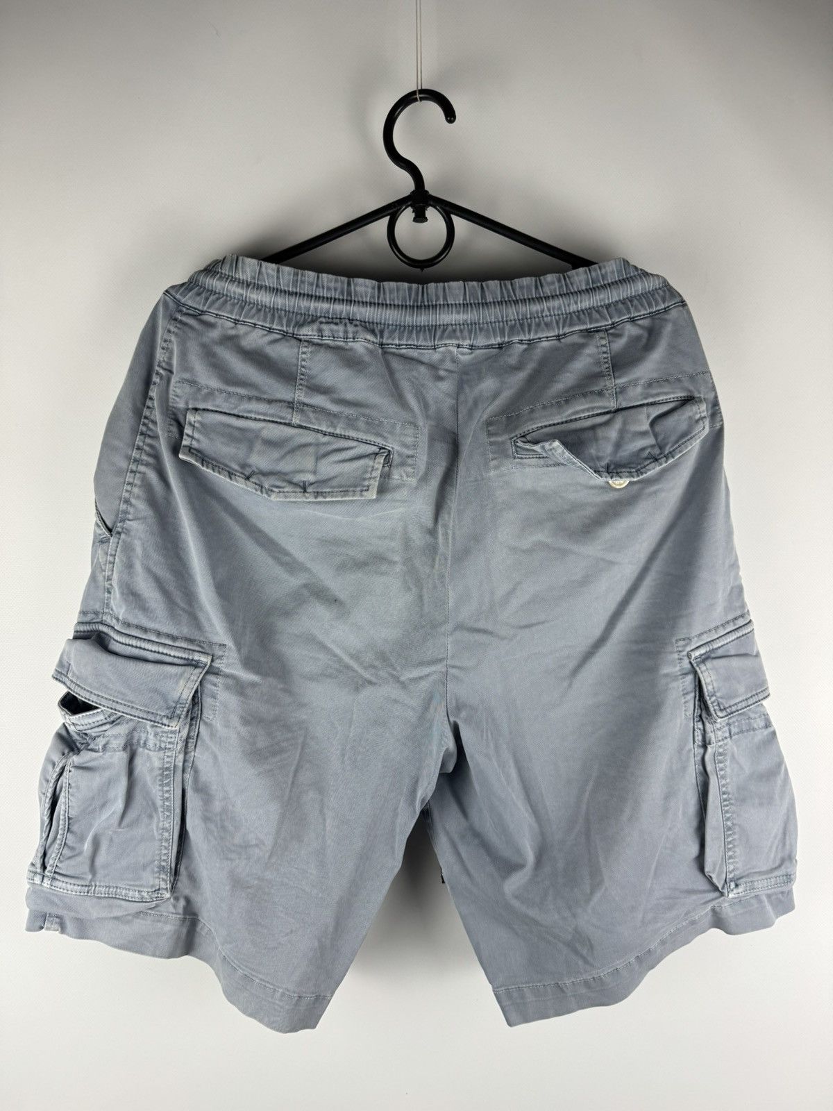 Brunello Cucinelli Brunello Cucinelli Cargo Multipocket Shorts Light Blue 🇮🇹 Size US 34 / EU 50 - 7 Thumbnail