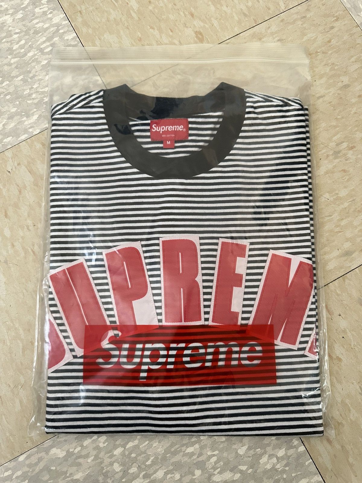 Supreme Supreme Arc Applique S/S Top Size US M / EU 48-50 / 2 - 2 Thumbnail