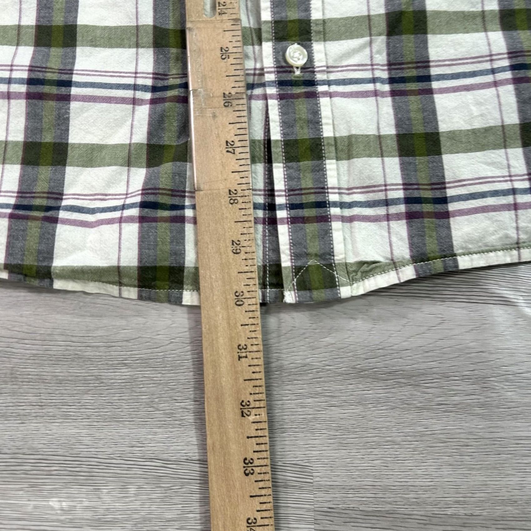 Flint And Tinder Flint and Tinder Shirt Mens 2XL Green Plaid Long Sleeve Button Up Classic Casual Size US XXL / EU 58 / 5 - 6 Thumbnail