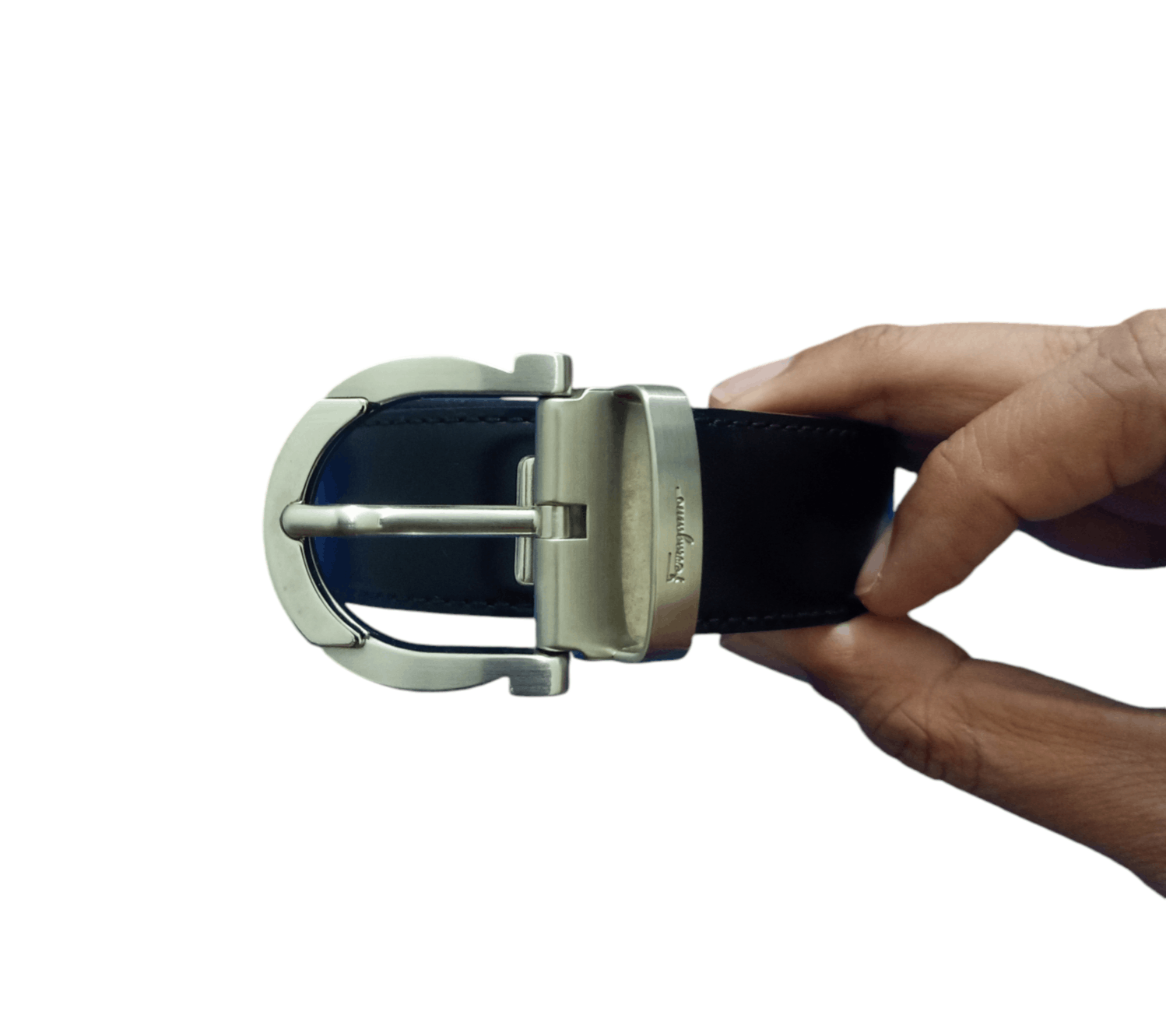 Salvatore Ferragamo Salvatore Ferragamo Reversible Leather Belt Size 36 - 1 Thumbnail