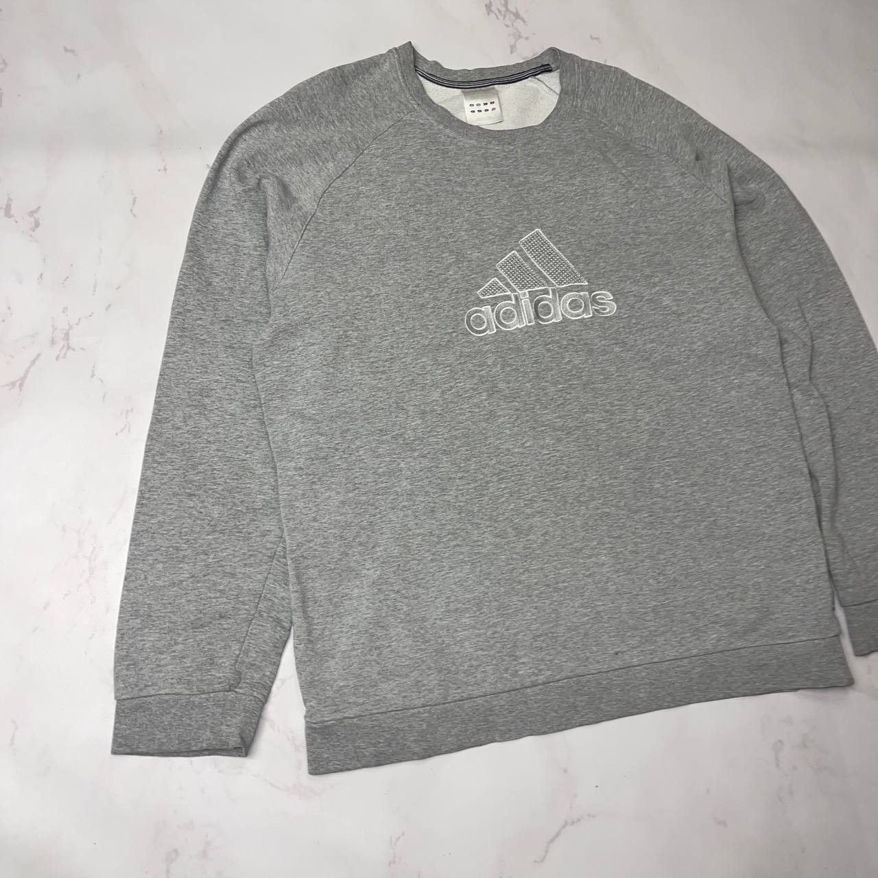 Adidas Adidas Sweatshirt Mens XL Embroidered Spell Out 00s Y2K Size US XL / EU 56 / 4 - 2 Thumbnail