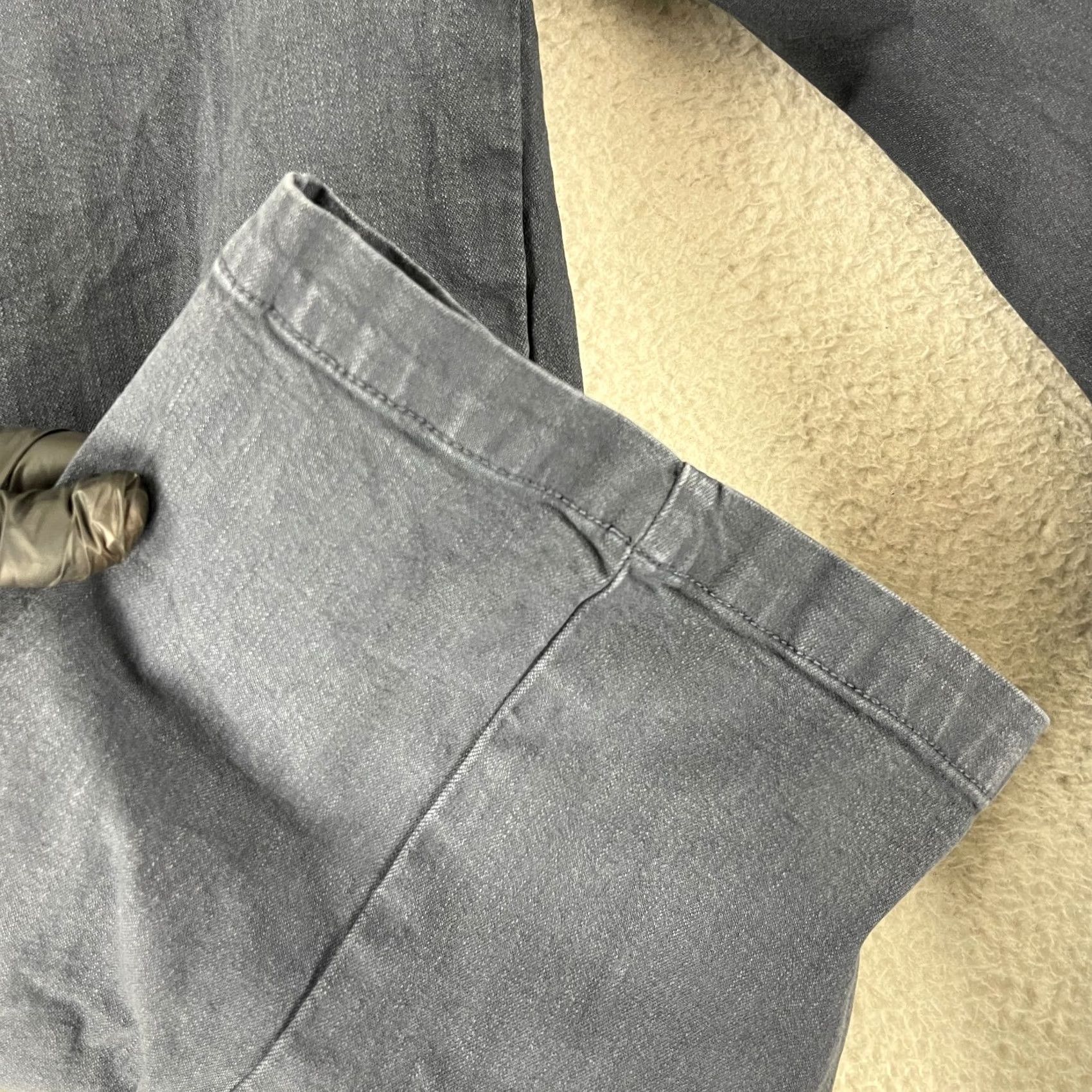 Madewell Madewell Emmett Pants Womens Size 32 Blue Wide-Leg Crop High-Rise Casual Pocket Pants Size 24" / US 00 / IT 34 - 7 Thumbnail