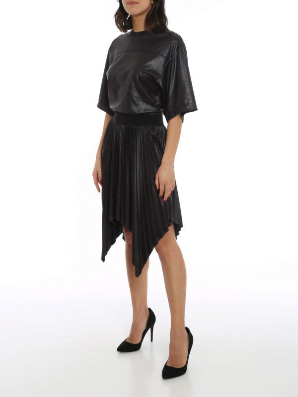 Givenchy o1y0925 Pleated Mini Dress in Black Size L / US 10 / IT 46 - 5 Thumbnail