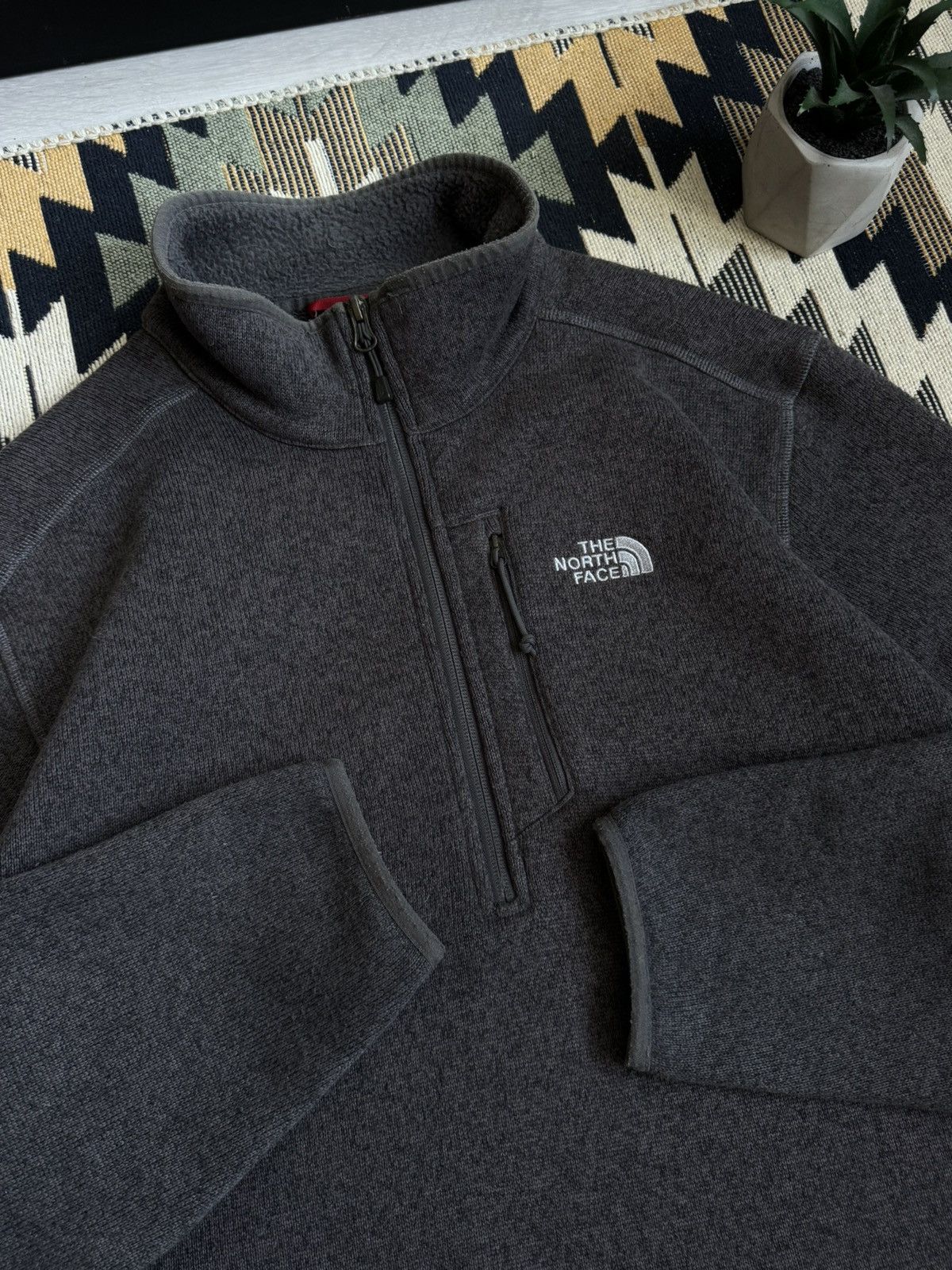 The North Face The North Face Vintage 1/3 Zip Fleece Jacket Size US L / EU 52-54 / 3 - 6 Thumbnail
