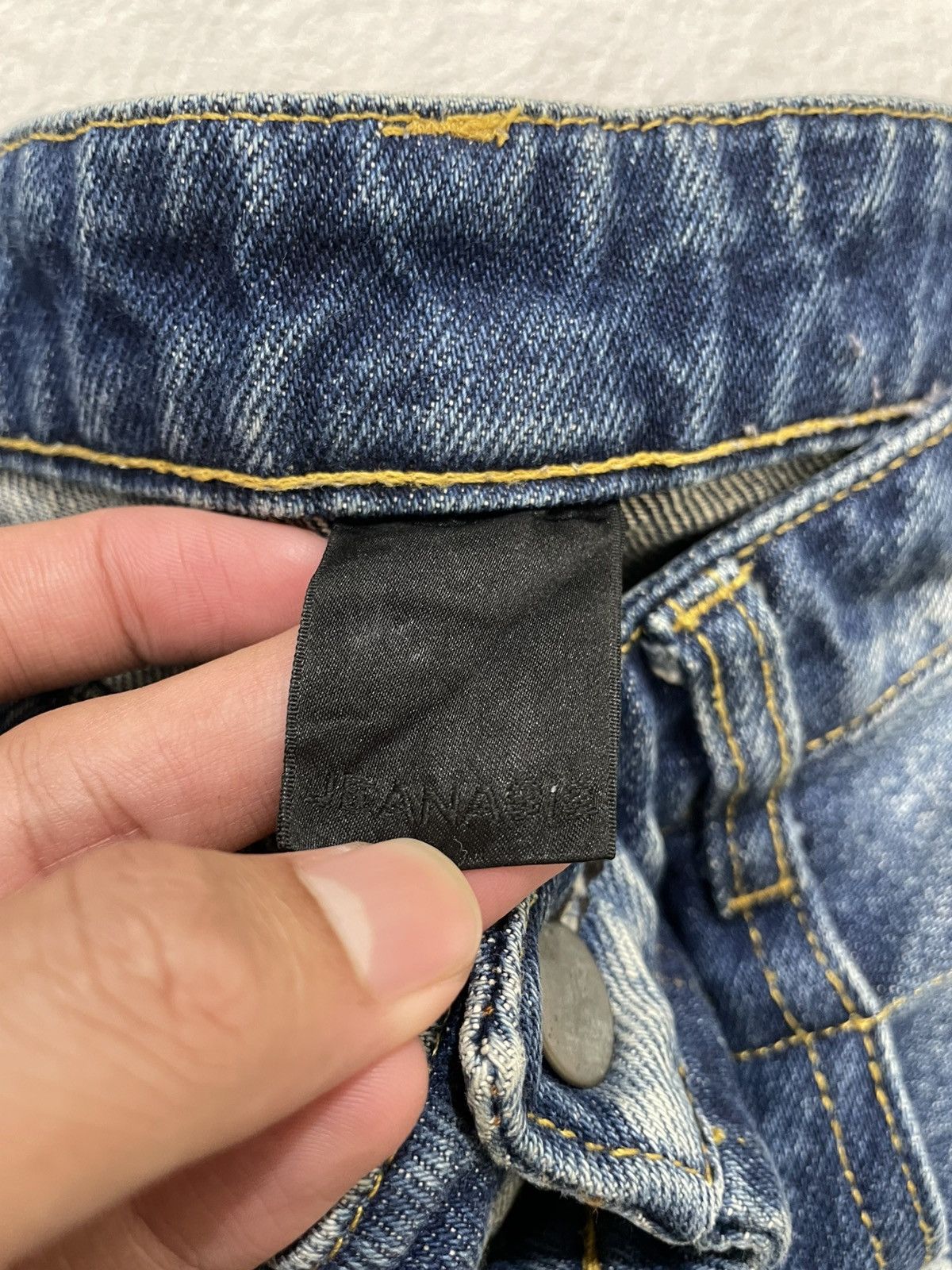 Japanese Brand 2000s Jeanasis Rare Faded y2k Style Size US 28 / EU 44 - 12 Thumbnail