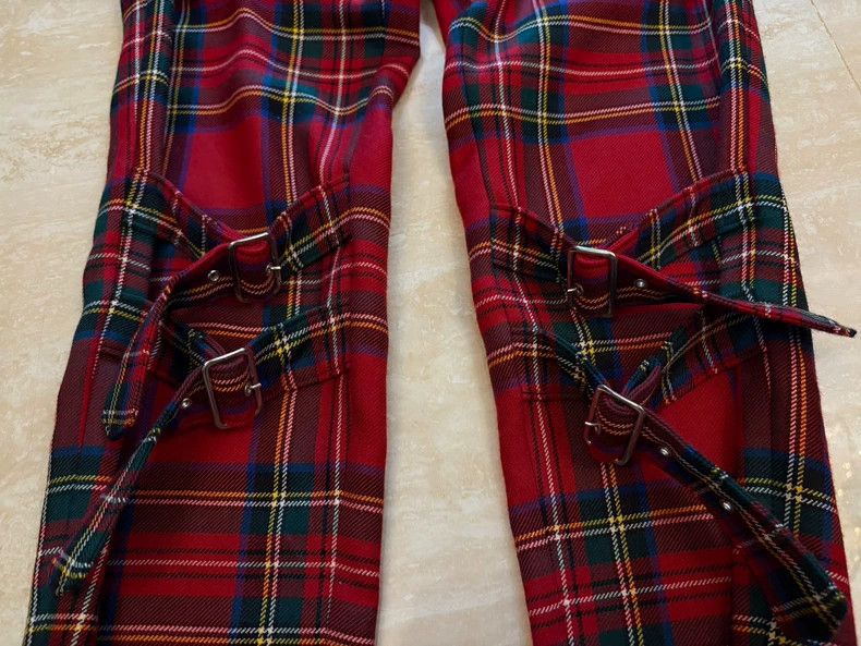 Comme des Garcons Comme Des Garcons size XS Strap plaid pants Size 25" / US 0 / IT 36 - 5 Thumbnail