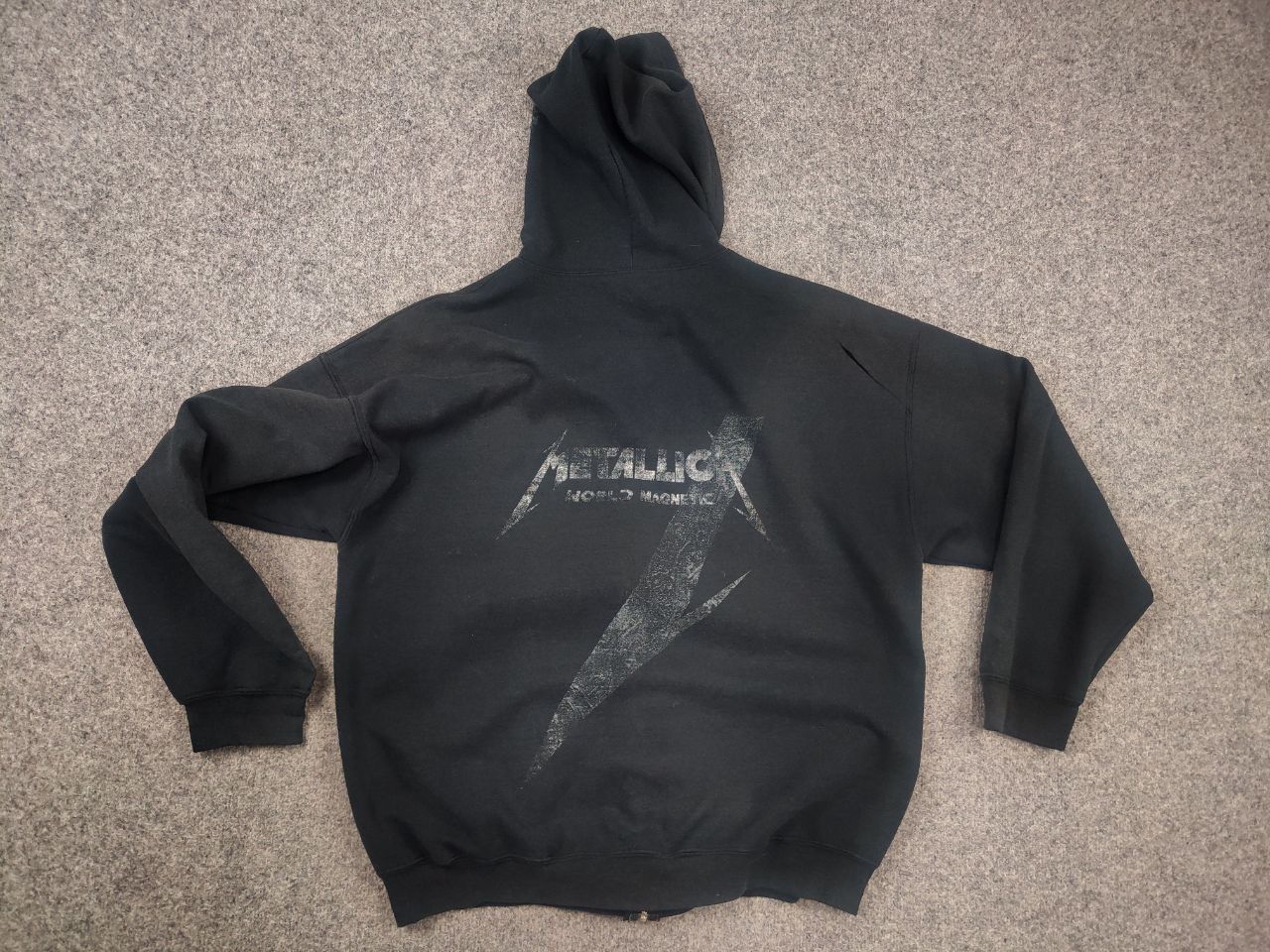 Band Tees Vintage Metallica 00s Album Magnetic Graphic Logo Zip Hoodie Size US XL / EU 56 / 4 - 11 Thumbnail