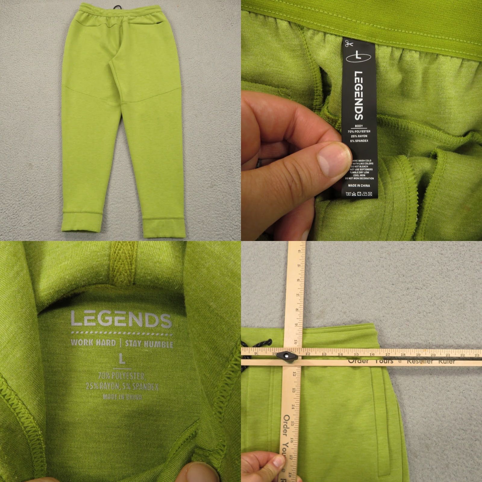 Vintage Legends Hawthorne Track Sweat Suit Men Large Hoodie Jogger Pant Hooded Tech Knit Size US L / EU 52-54 / 3 - 8 Thumbnail