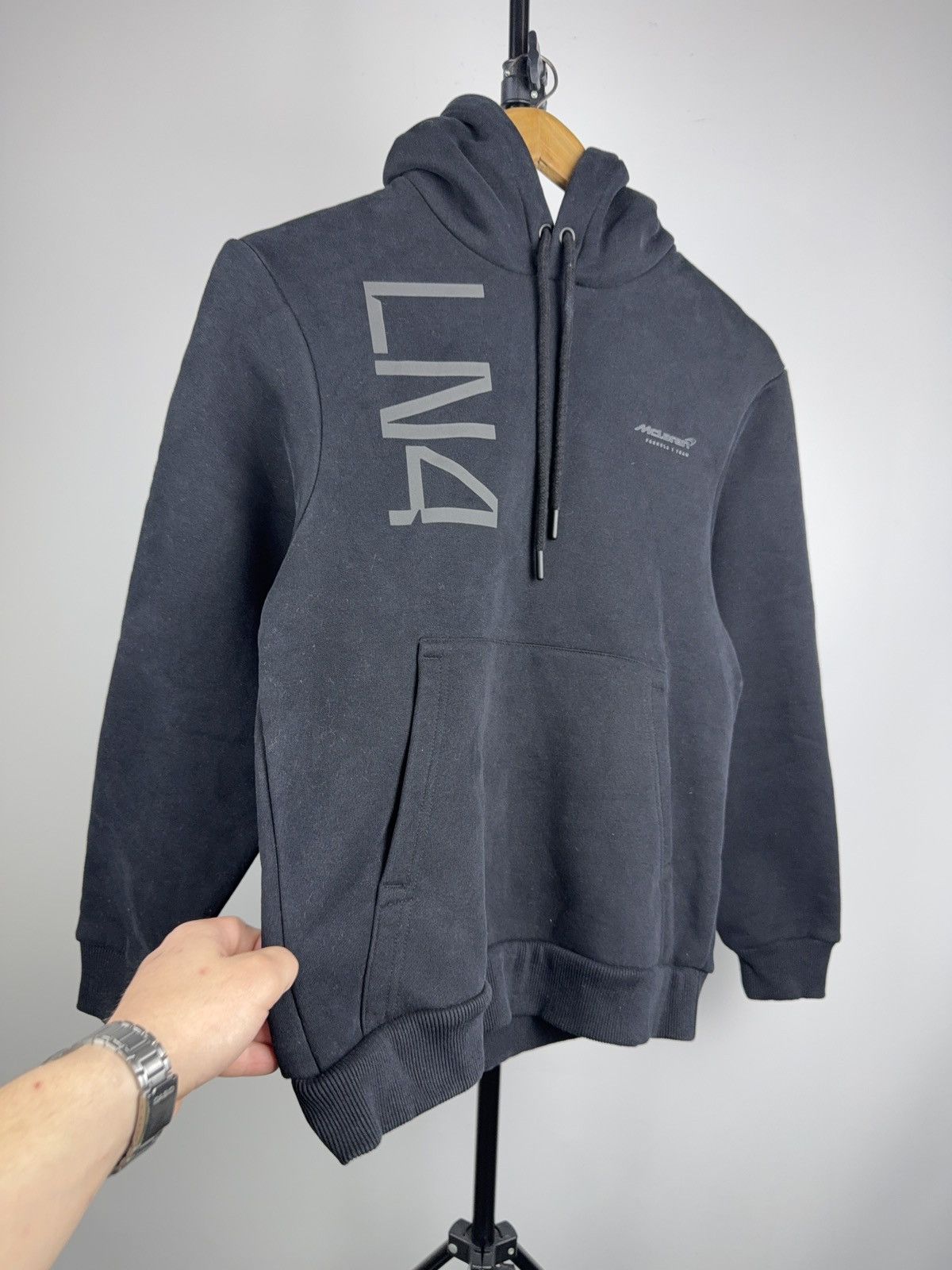 Malcolm McLaren Luxury McLaren Formula Team Hoodie LNA Racing Black Y2K Size S / US 4 / IT 40 - 2 Thumbnail