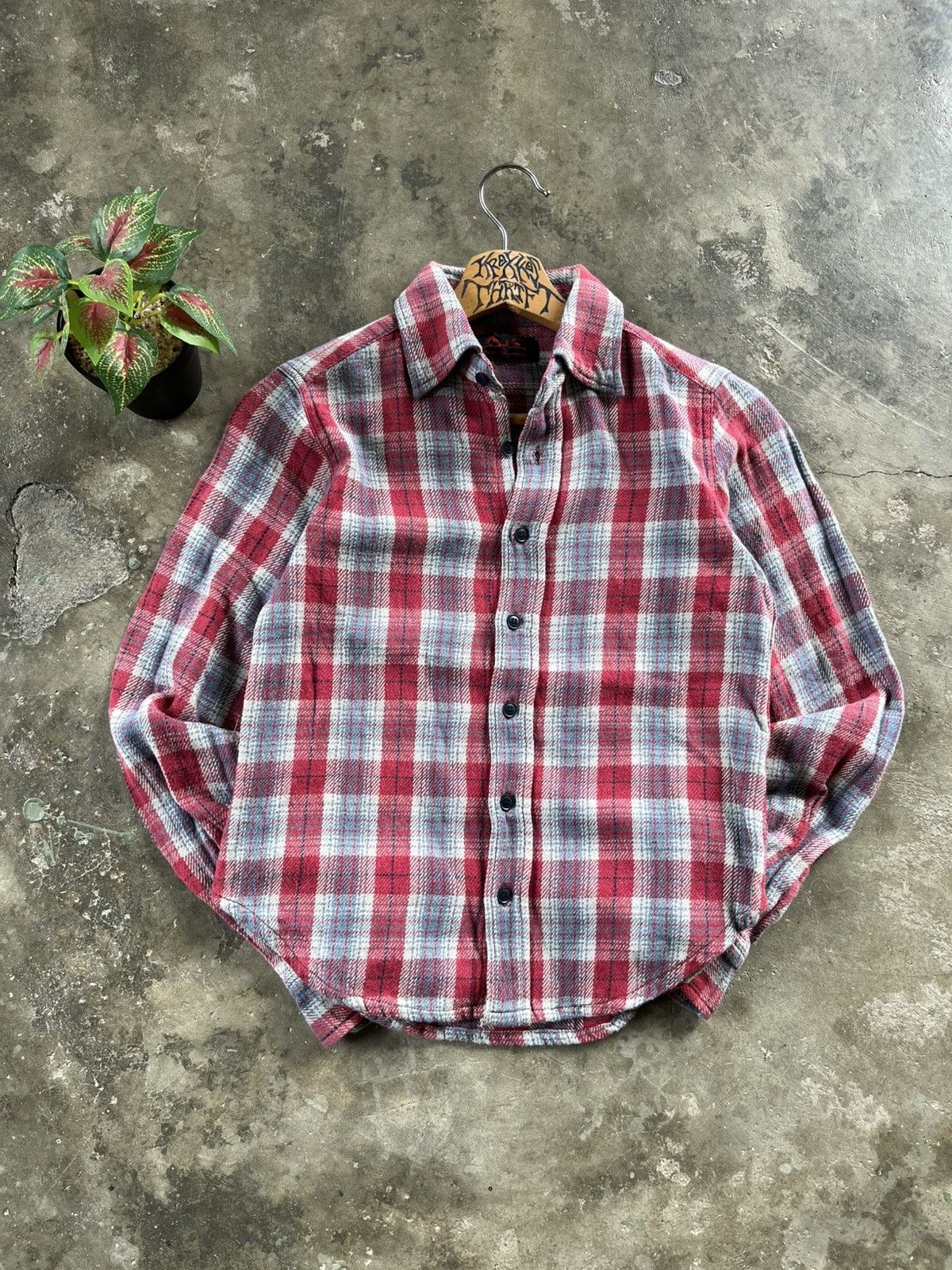 Hysteric Glamour × Japanese Brand ⚡️Vintage Hysteric Glamour Flannel Shirts Button Up Japan Size ONE SIZE - 1 Thumbnail