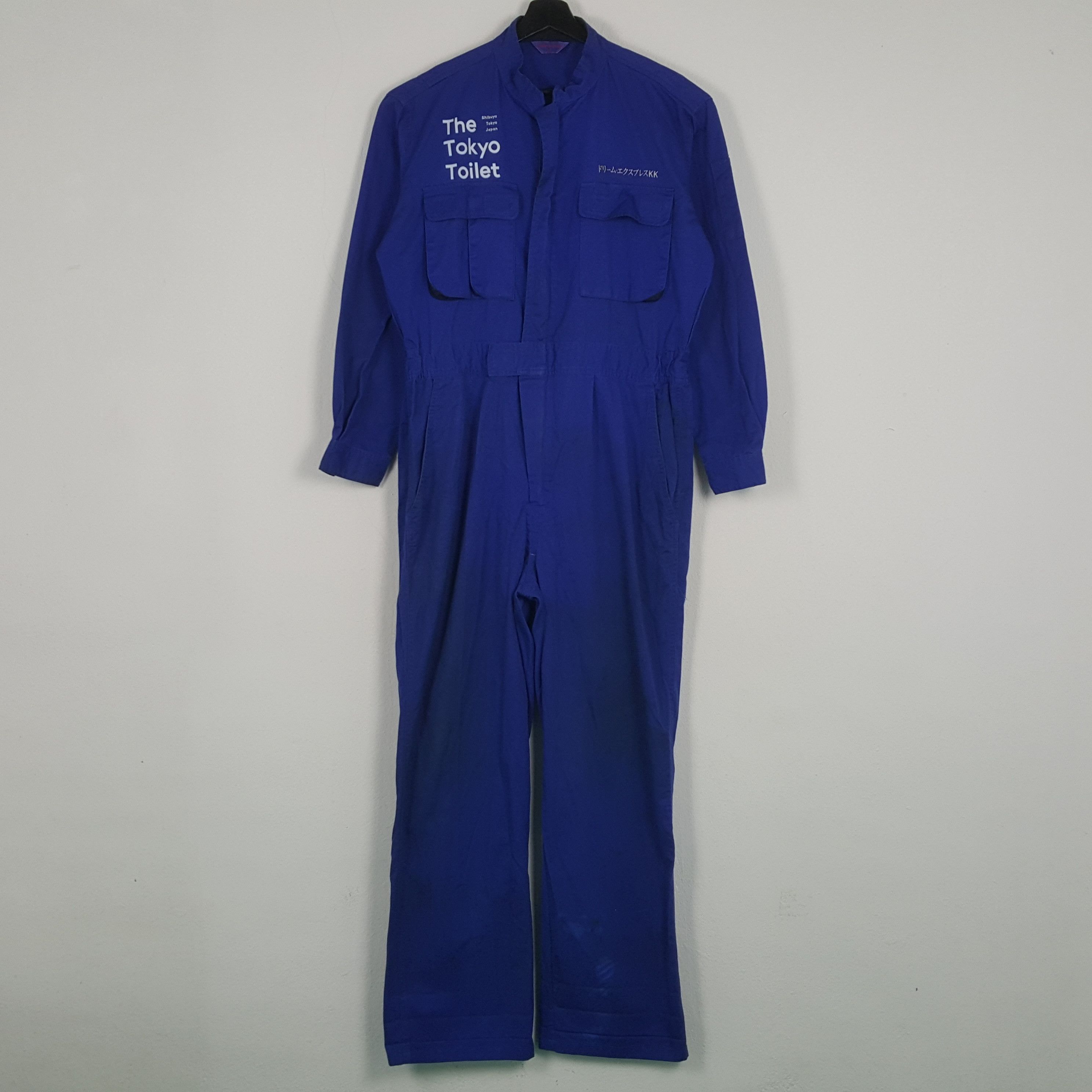 Vintage THE TOKYO TOILET Japanese Brand Custom Coverall C293N23 Size US L / EU 52-54 / 3 - 4 Thumbnail