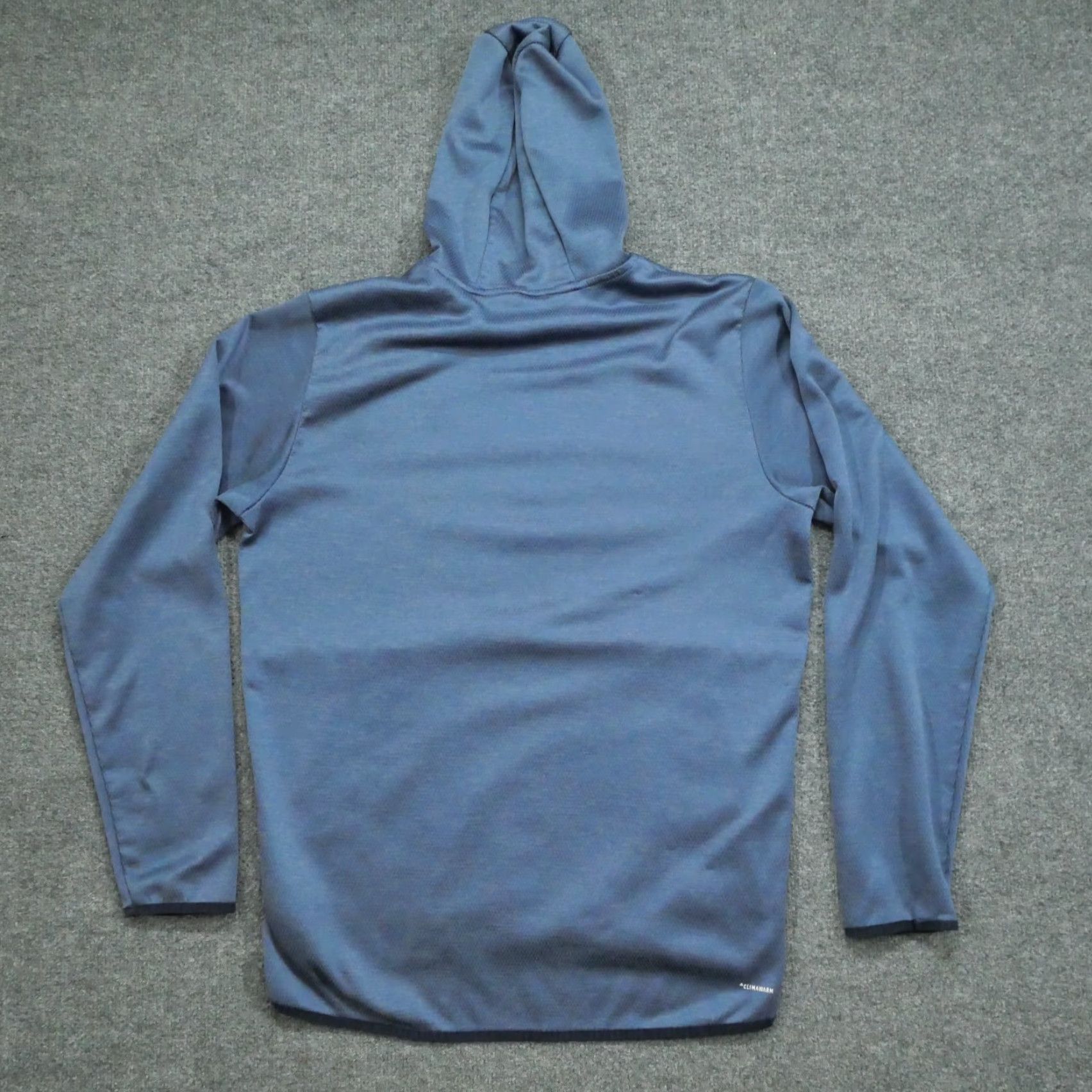 Adidas Adidas Hoodie Mens Adult Medium Blue Pullover Climawarm Three Stripes Hooded Regular Fit Logo Pullover Hoodie Size US M / EU 48-50 / 2 - 7 Thumbnail