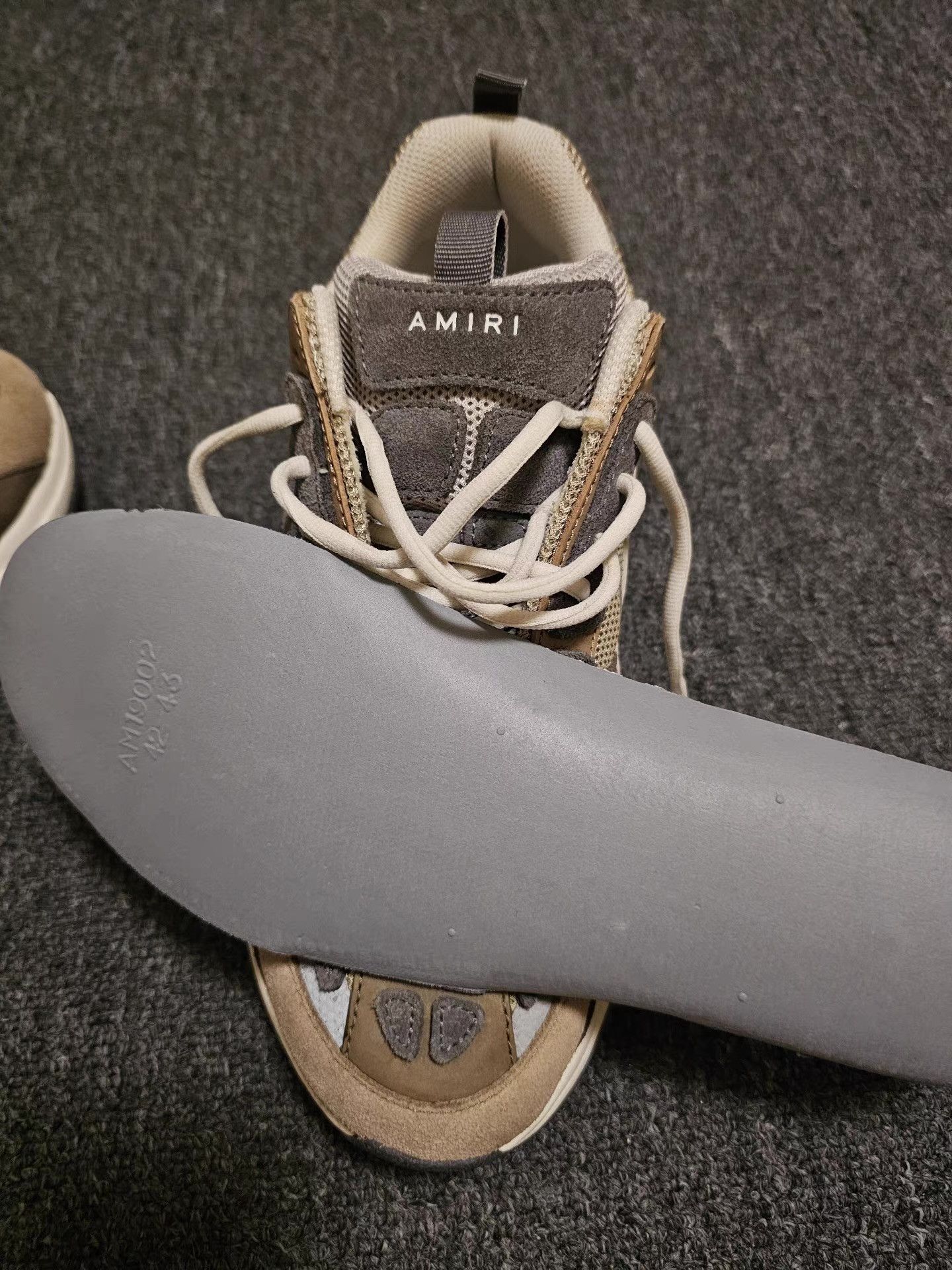Amiri Amiri Men's Bone Sneakers Q4 Size US 9 / EU 42 - 8 Thumbnail