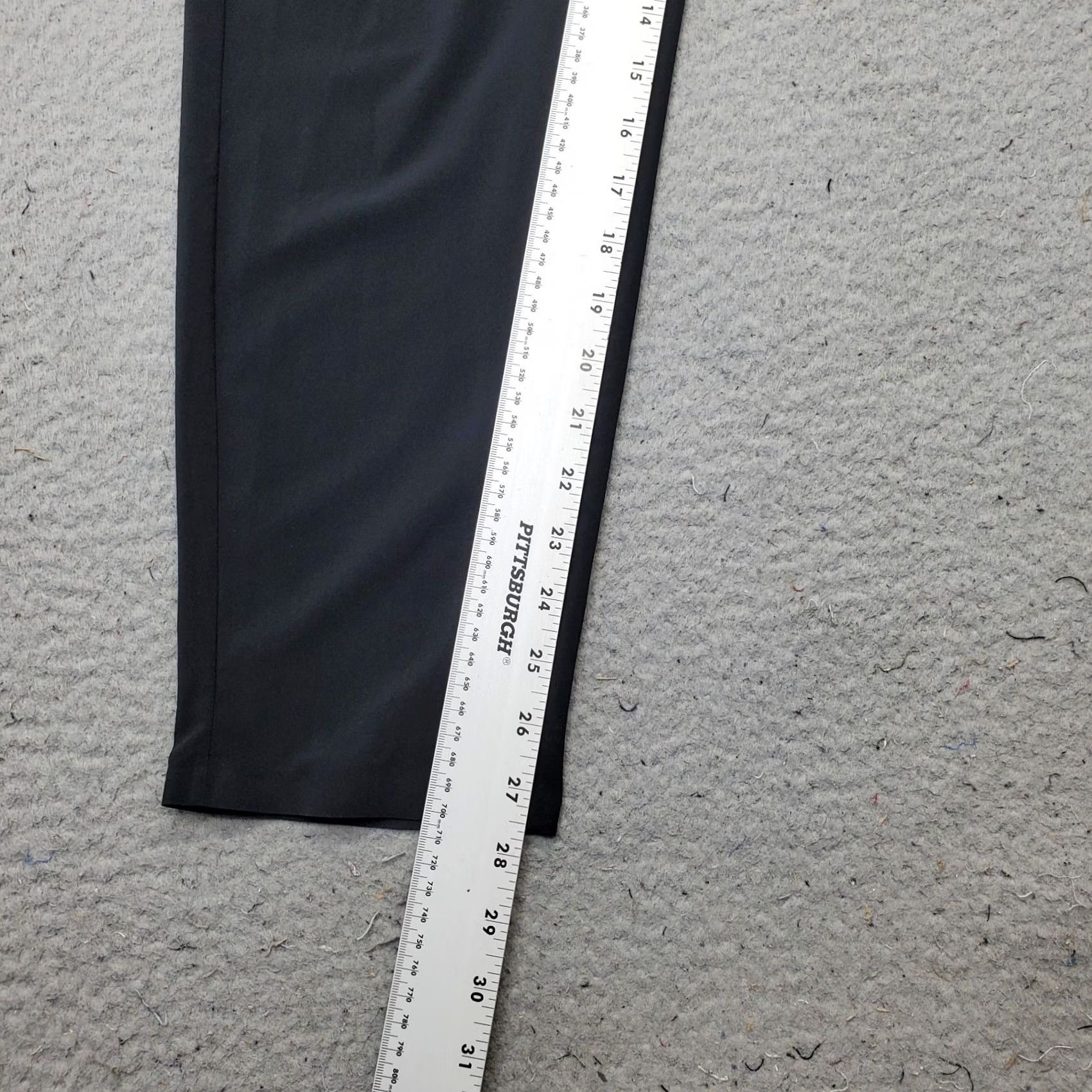 Athleta Athleta Pants II Womens 2 Black Pleated Comfort Stretch Belted Waist Size 26" / US 2 / IT 38 - 4 Thumbnail