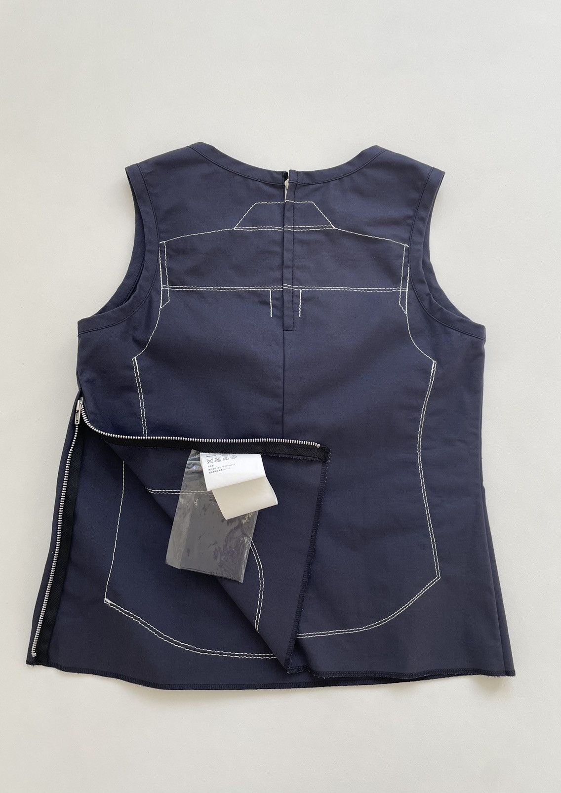 Comme des Garcons S/S 10 ‘Shirt Illusion’ Blouse Top Size S / US 4 / IT 40 - 14 Thumbnail