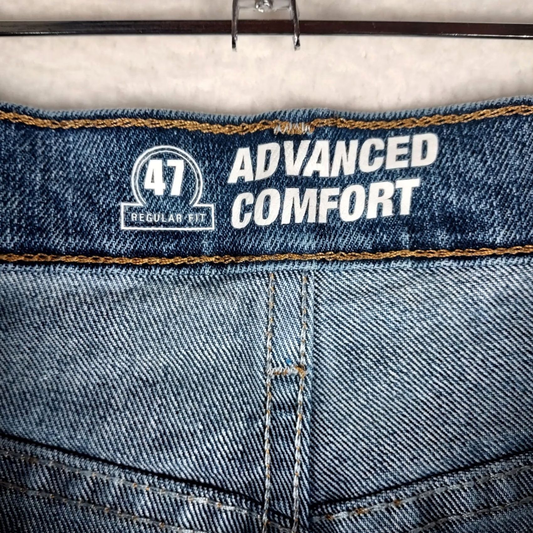 Wrangler Wrangler 47 Regular Fit Jeans Mens 38x30 Advanced Comfort Stretch Denim Size US 38 / EU 54 - 3 Thumbnail
