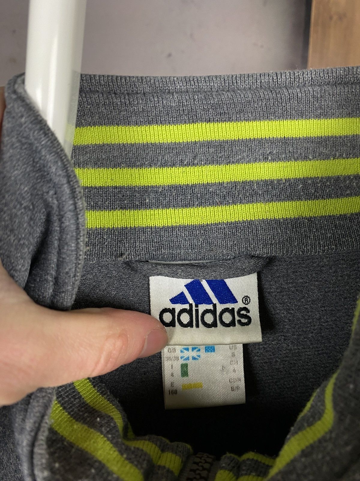 Adidas 🚀Vintage Track Jacket Adidas Full Zip Up Big Logo🚀 Size US S / EU 44-46 / 1 - 14 Thumbnail