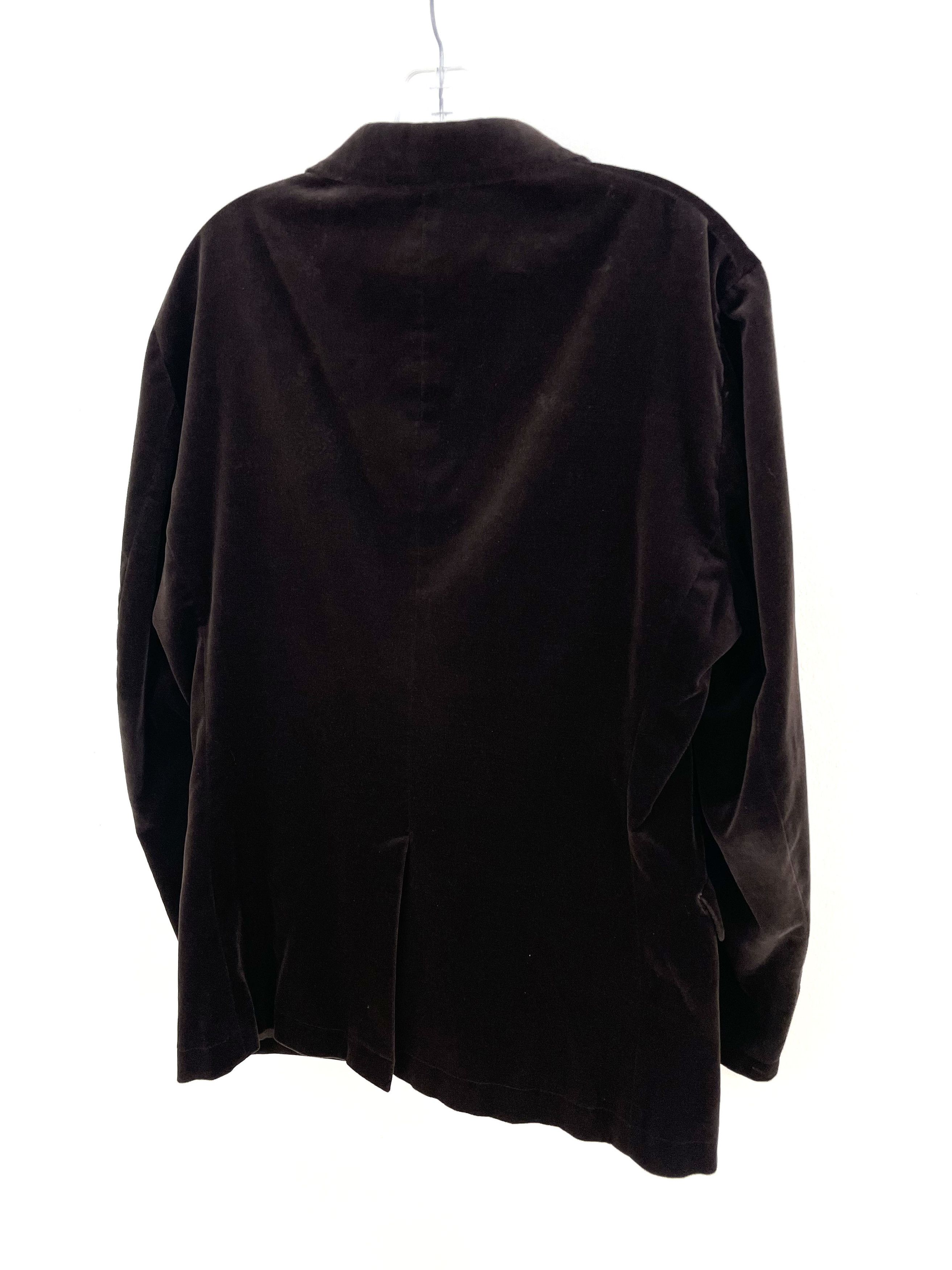 Yohji Yamamoto AAR Velour Jacket Size US L / EU 52-54 / 3 - 12 Thumbnail