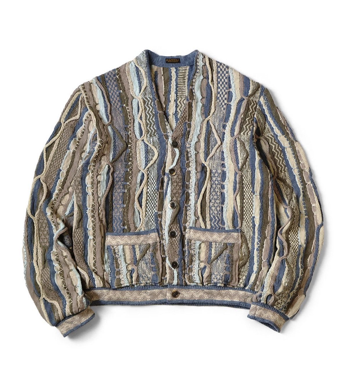 Kapital Kapital 7G Knit GAUDY short cardigan sweater size 3 Size US L / EU 52-54 / 3 - 1 Thumbnail