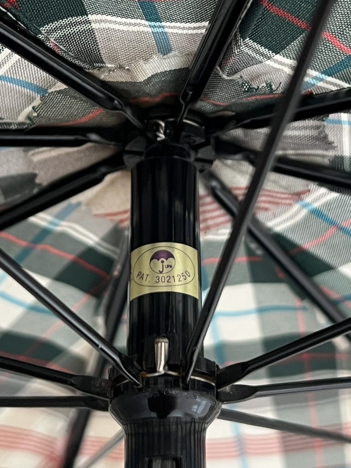 Vivienne Westwood 1990s Vivienne Westwood Plaid Foldable Umbrella Size ONE SIZE - 16 Thumbnail