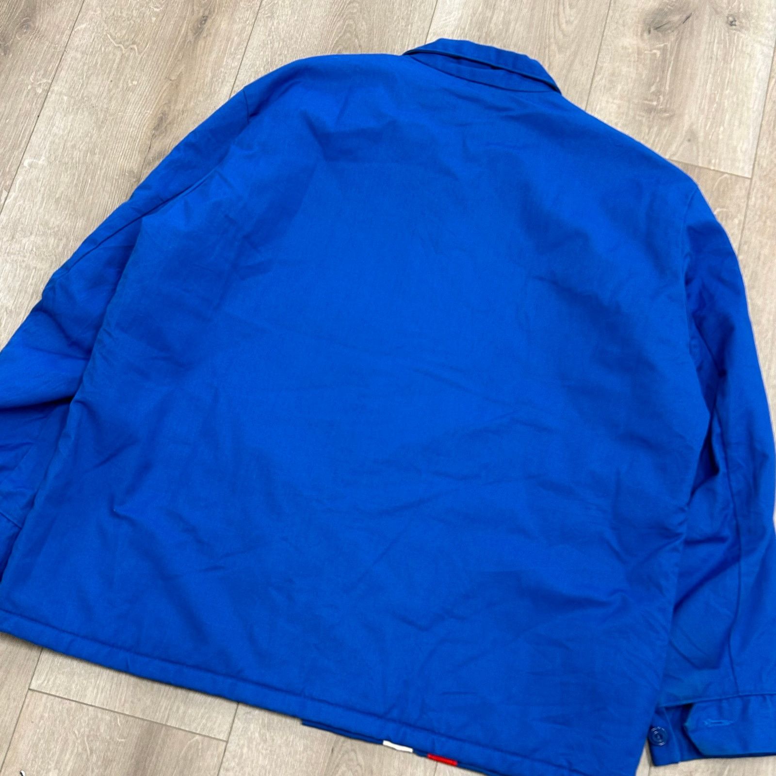 NASCAR Vintage 80s Blue Racing Jacket Coat Size XL B8 Size US XL / EU 56 / 4 - 8 Thumbnail
