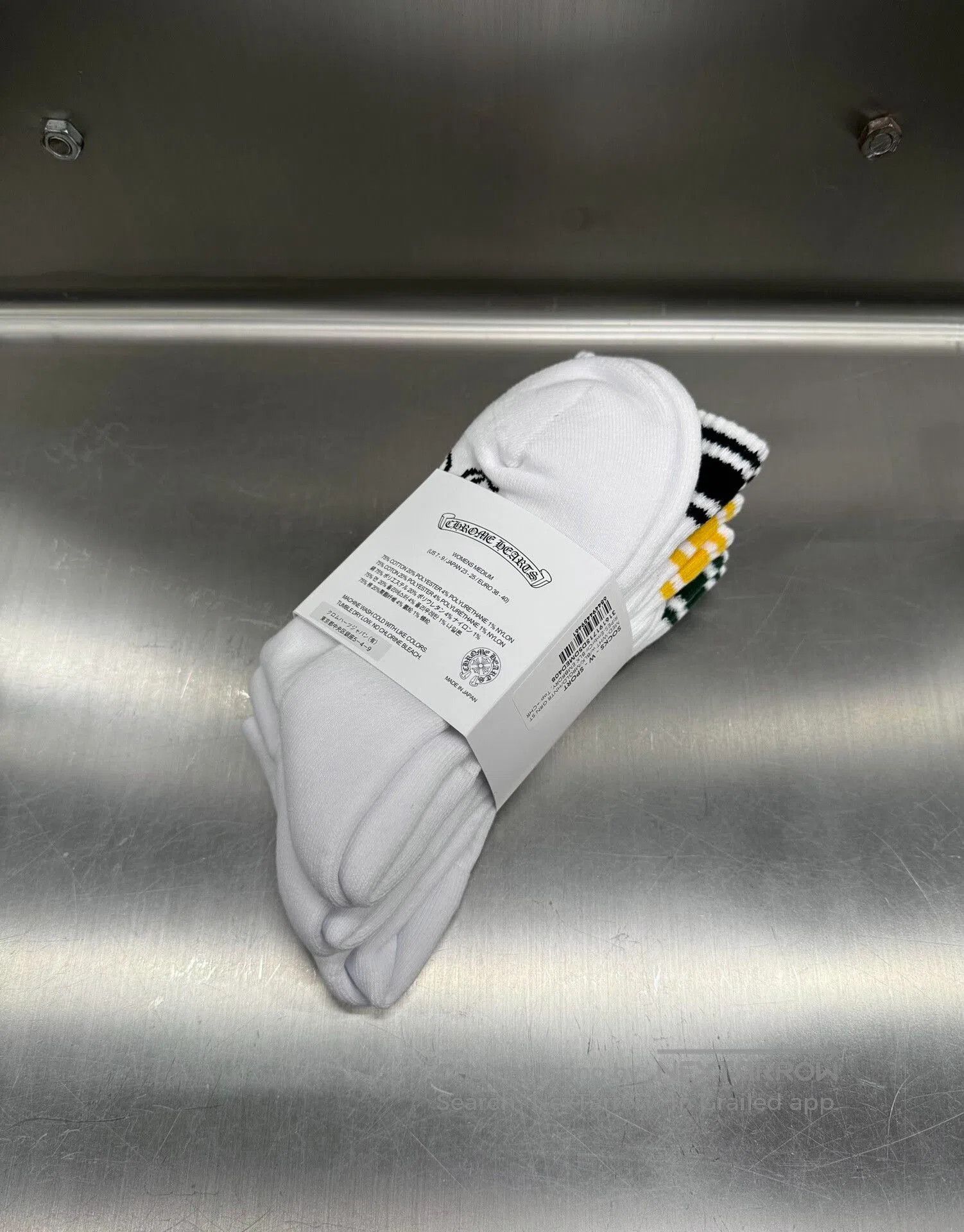 Chrome Hearts Chrome Hearts White Sword Sanskrit Print Socks. Size ONE SIZE - 2 Thumbnail