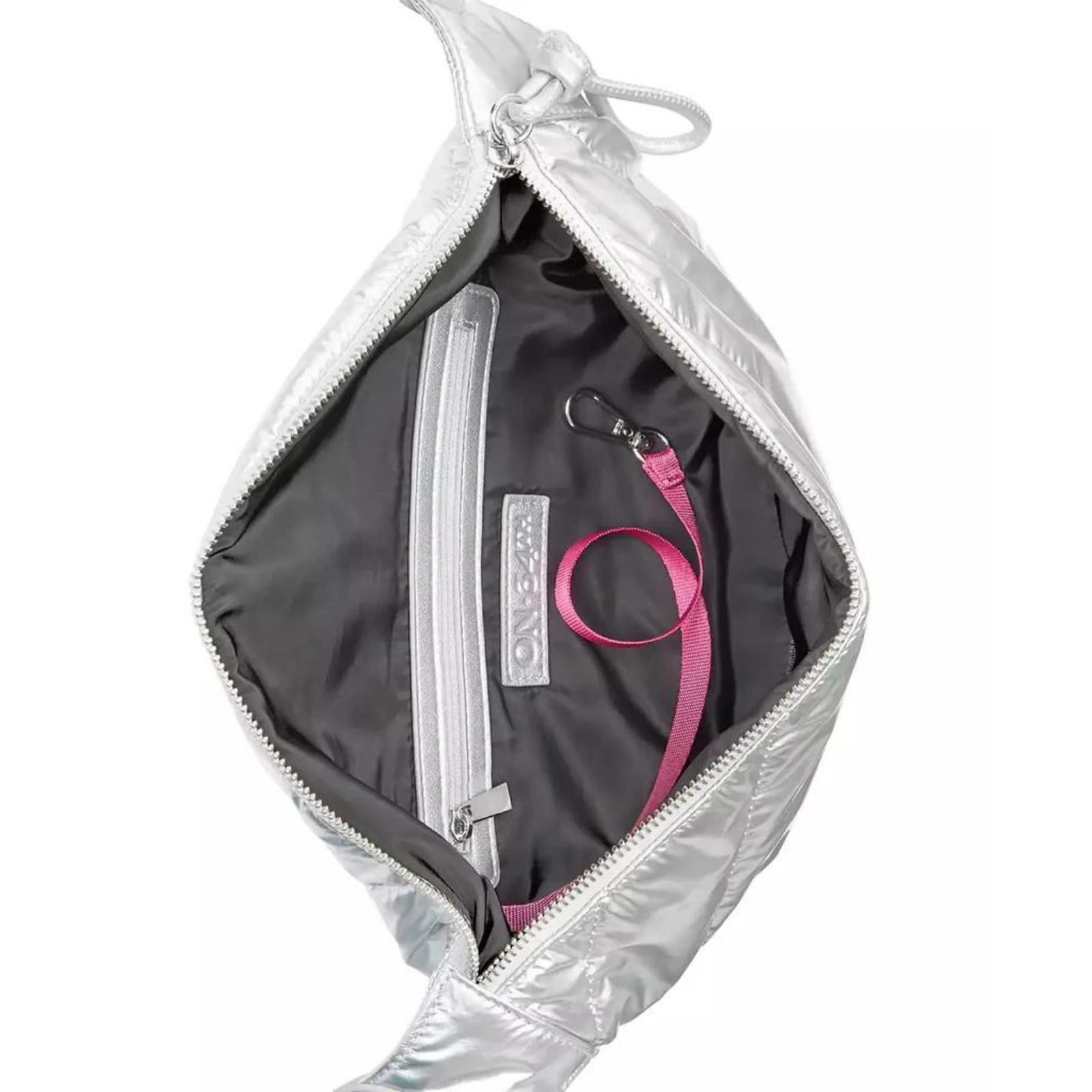 Other On 34th Nylon Metallic Belt Bag – Silver Size ONE SIZE - 4 Thumbnail
