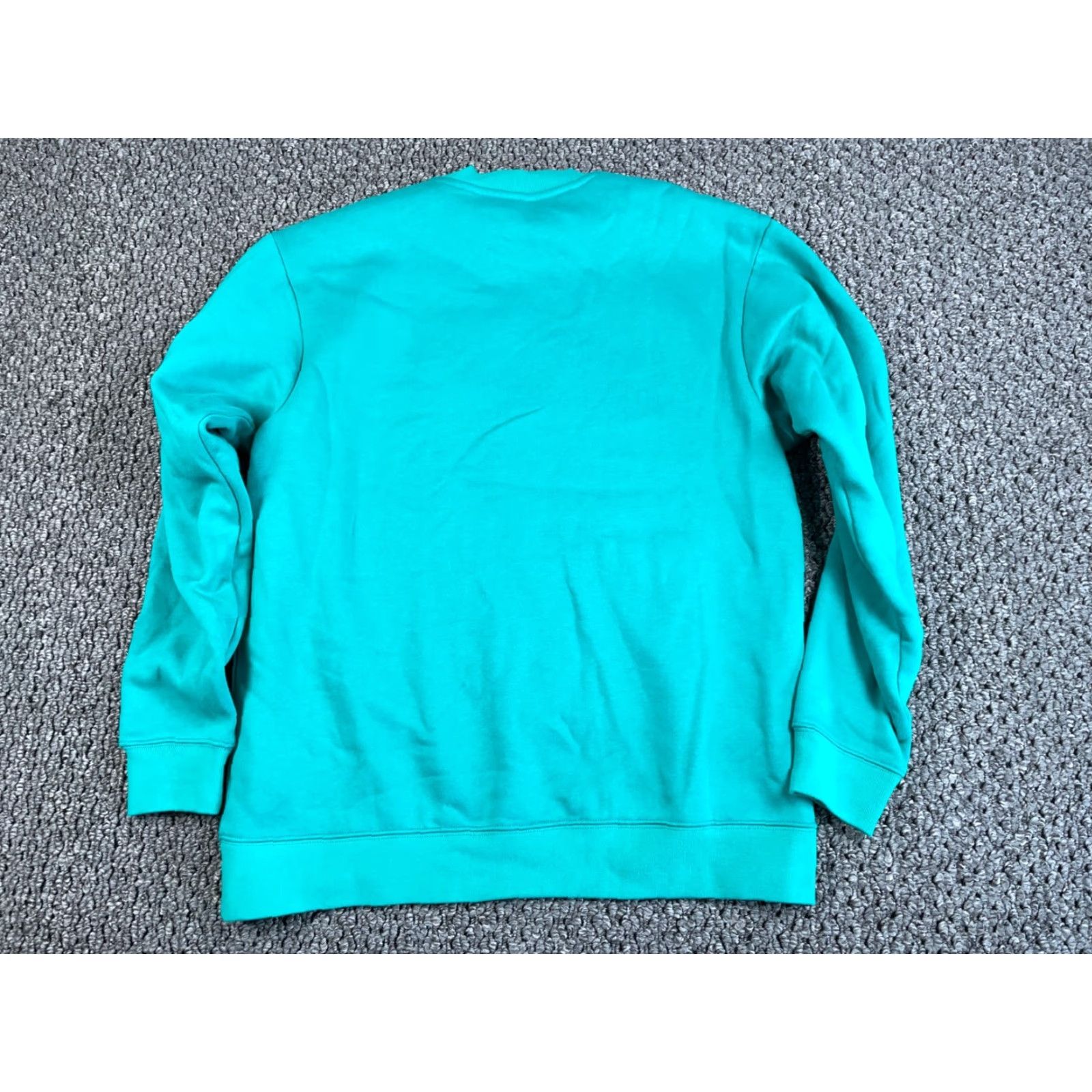 Vintage Stay Cool 90s Retro Sweatshirt Men’s Medium Aqua Blue Graphic Embroidered Cactus Crewneck Size US M / EU 48-50 / 2 - 2 Thumbnail