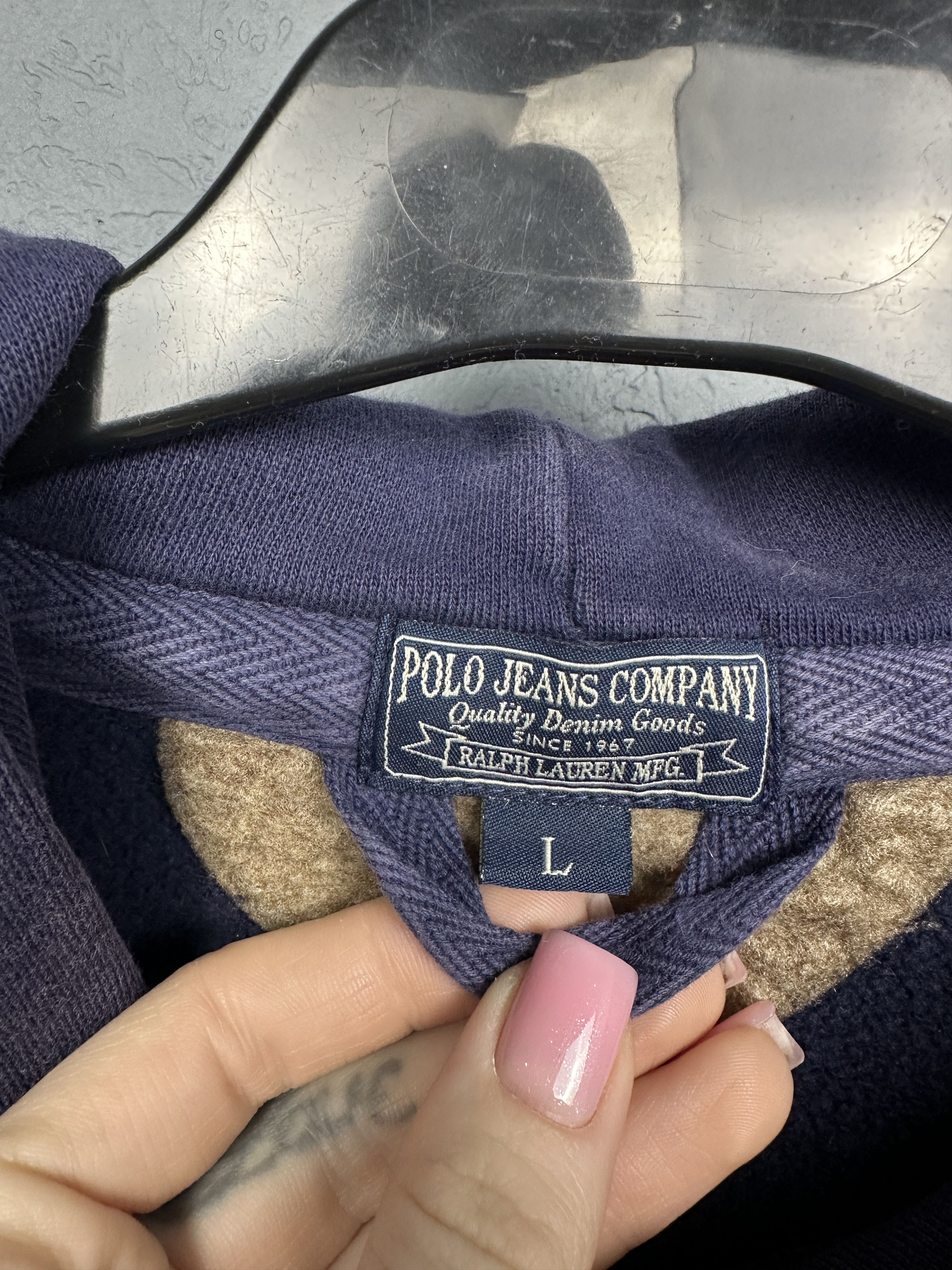 Polo Ralph Lauren Polo Ralph Lauren Jeans Co. Vintage Mens Hoodie Size US L / EU 52-54 / 3 - 7 Thumbnail