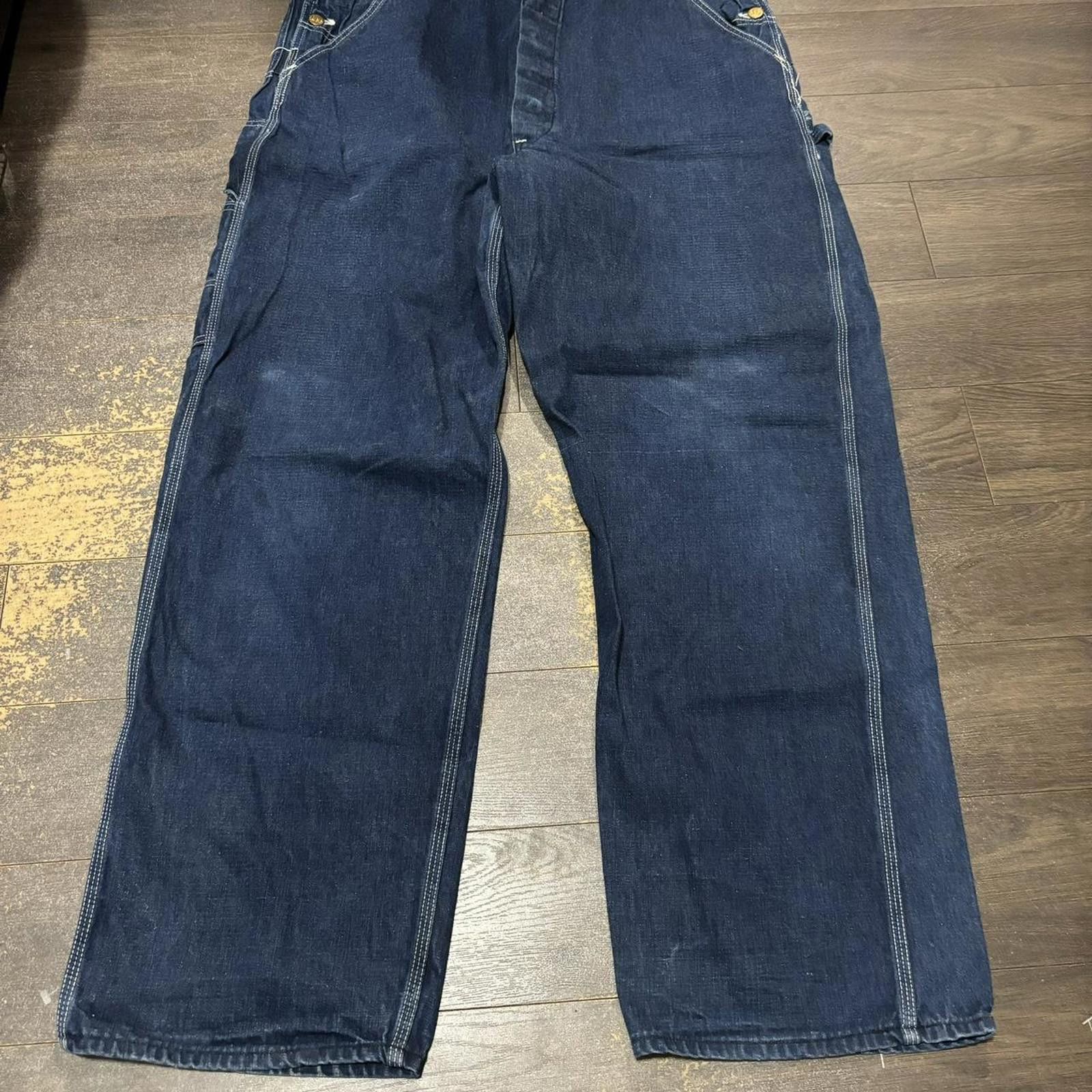 Lee vintage made in USA union Lee jelt denim sanforized overalls Size US 38 / EU 54 - 3 Thumbnail