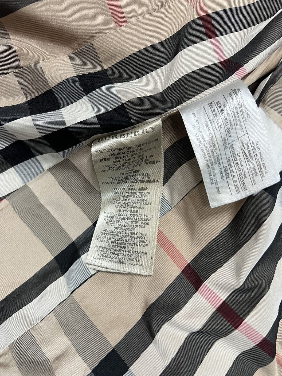 Burberry 🖤 Black Burberry London Diamond Tufted Zipper Puffer Coat Size M / US 6-8 / IT 42-44 - 10 Thumbnail
