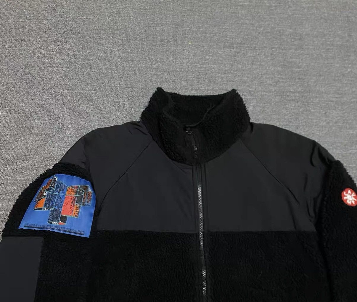 Cav Empt CAV EMPT Boa Fleece Jacket with Double Sleeve Logos J16 Size US L / EU 52-54 / 3 - 3 Thumbnail