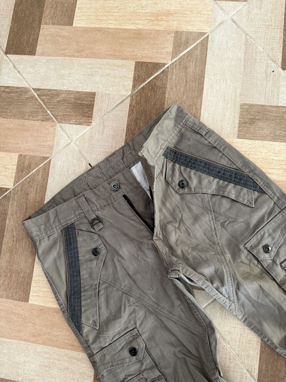 Nicole Club NICOLE CLUB FOR MEN WAX COATED BONDAGE BOOTCUT DENIM Size US 30 / EU 46 - 3 Thumbnail