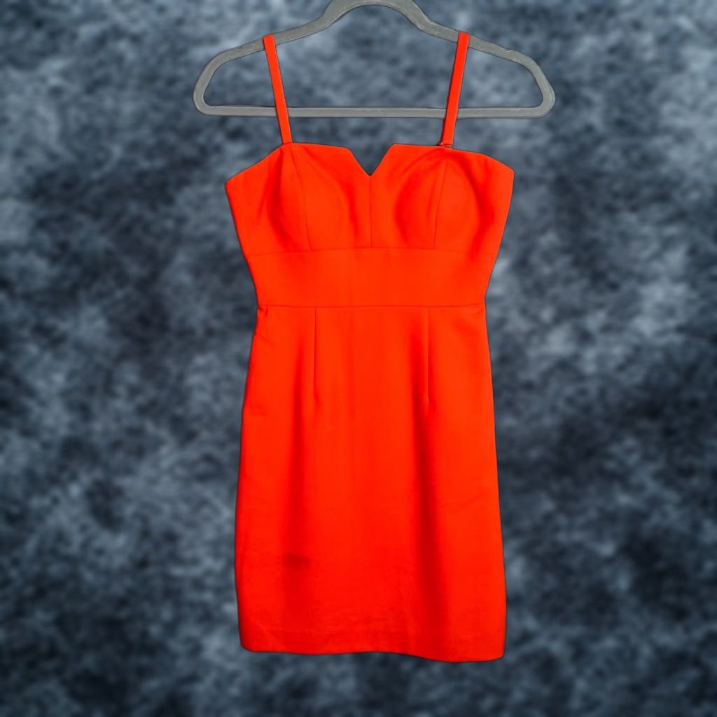 Vintage Gianni Bini Womens Dress Mini Sleeveless Red 0 Polyester Sleeveless Bodycon Adult Womens 0 Red Size XS / US 0-2 / IT 36-38 - 1 Thumbnail