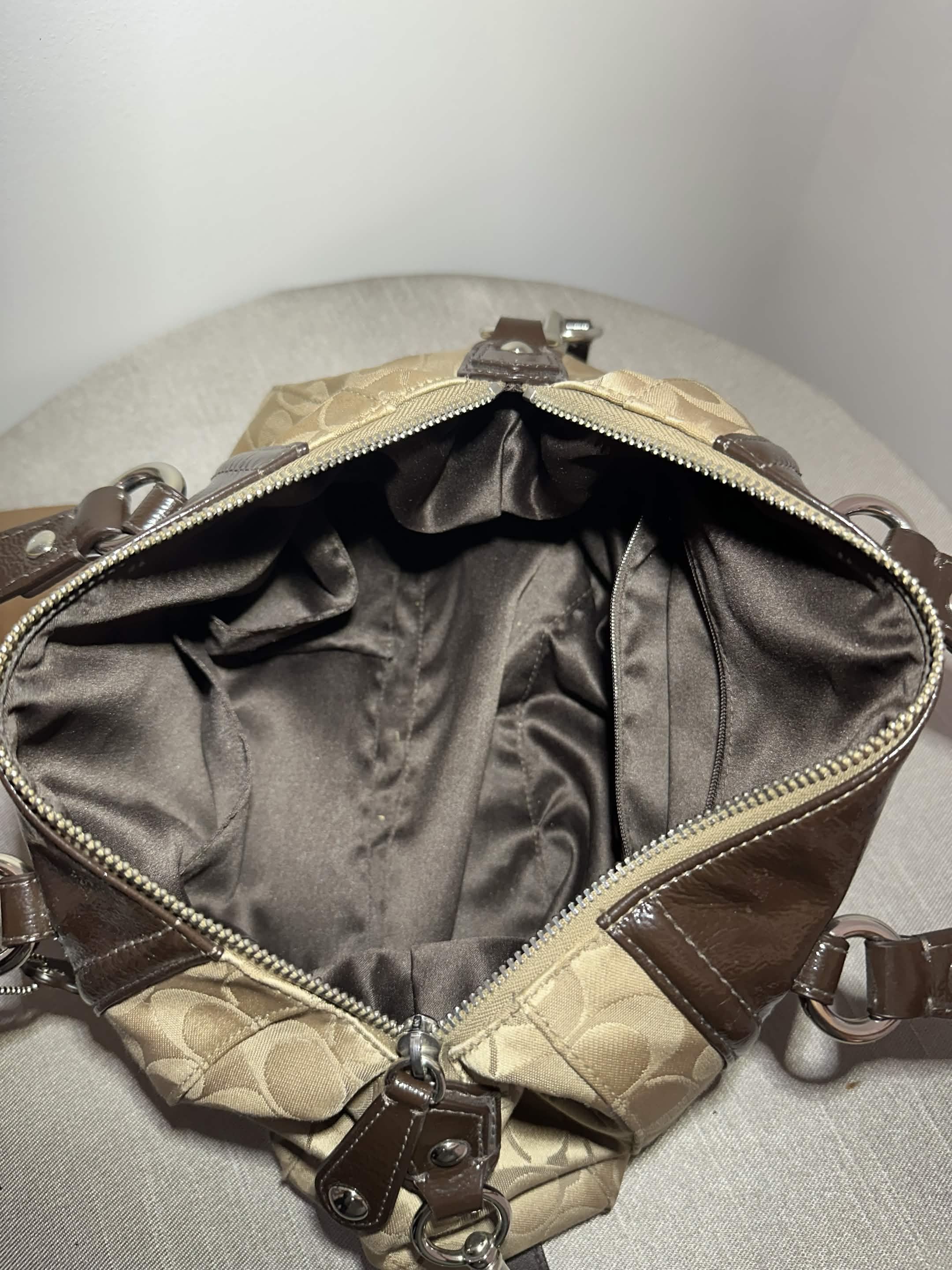 Coach Coach Ashley Signature Sateen Satchel Size ONE SIZE - 7 Thumbnail