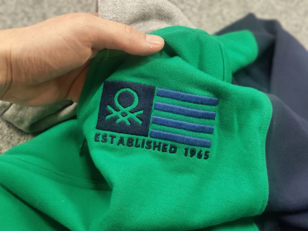 United Colors Of Benetton United colors of benetton Design cotton Logo Zip Hoodie Size US S / EU 44-46 / 1 - 11 Thumbnail