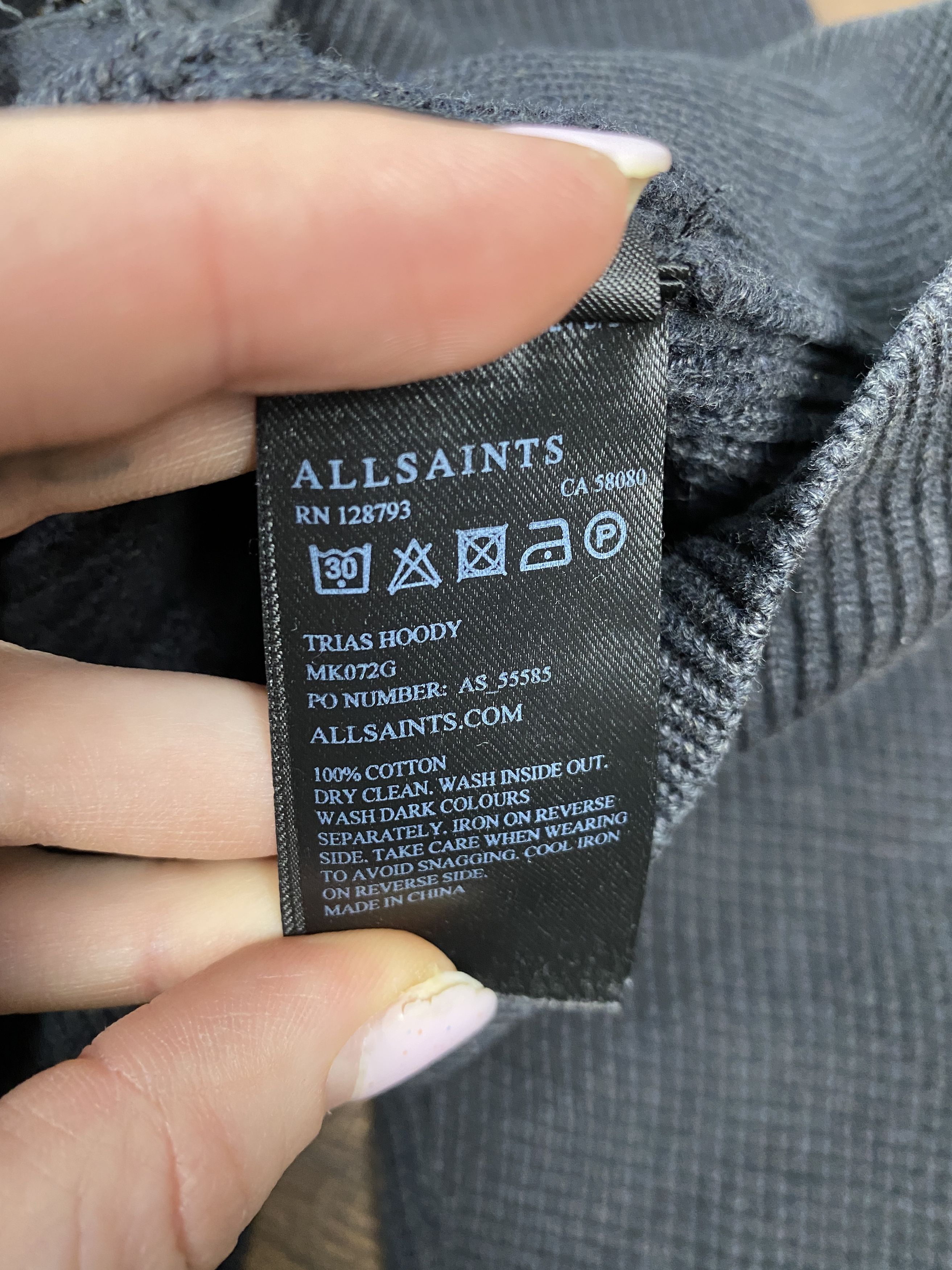 Allsaints Allsaints vintage knit zip hoodie y2k Size US XS / EU 42 / 0 - 7 Thumbnail
