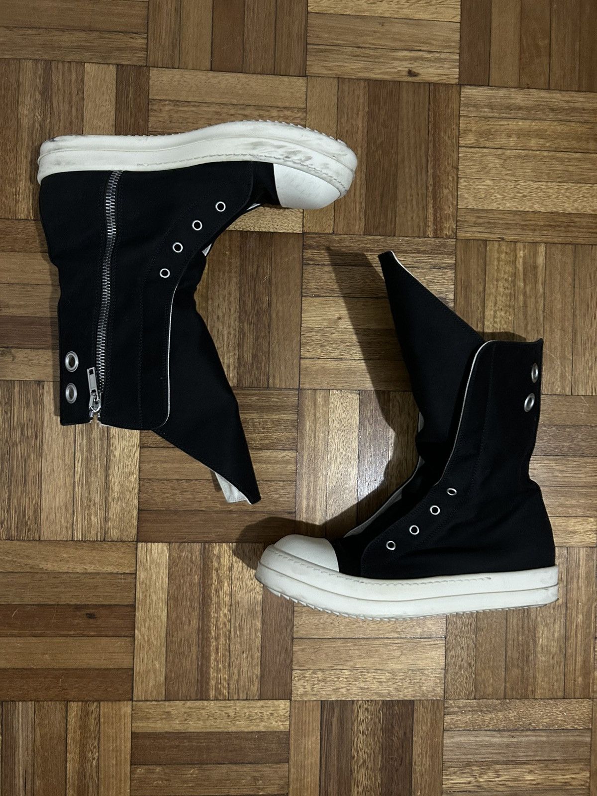 Rick Owens Laceless Ramones | Grailed