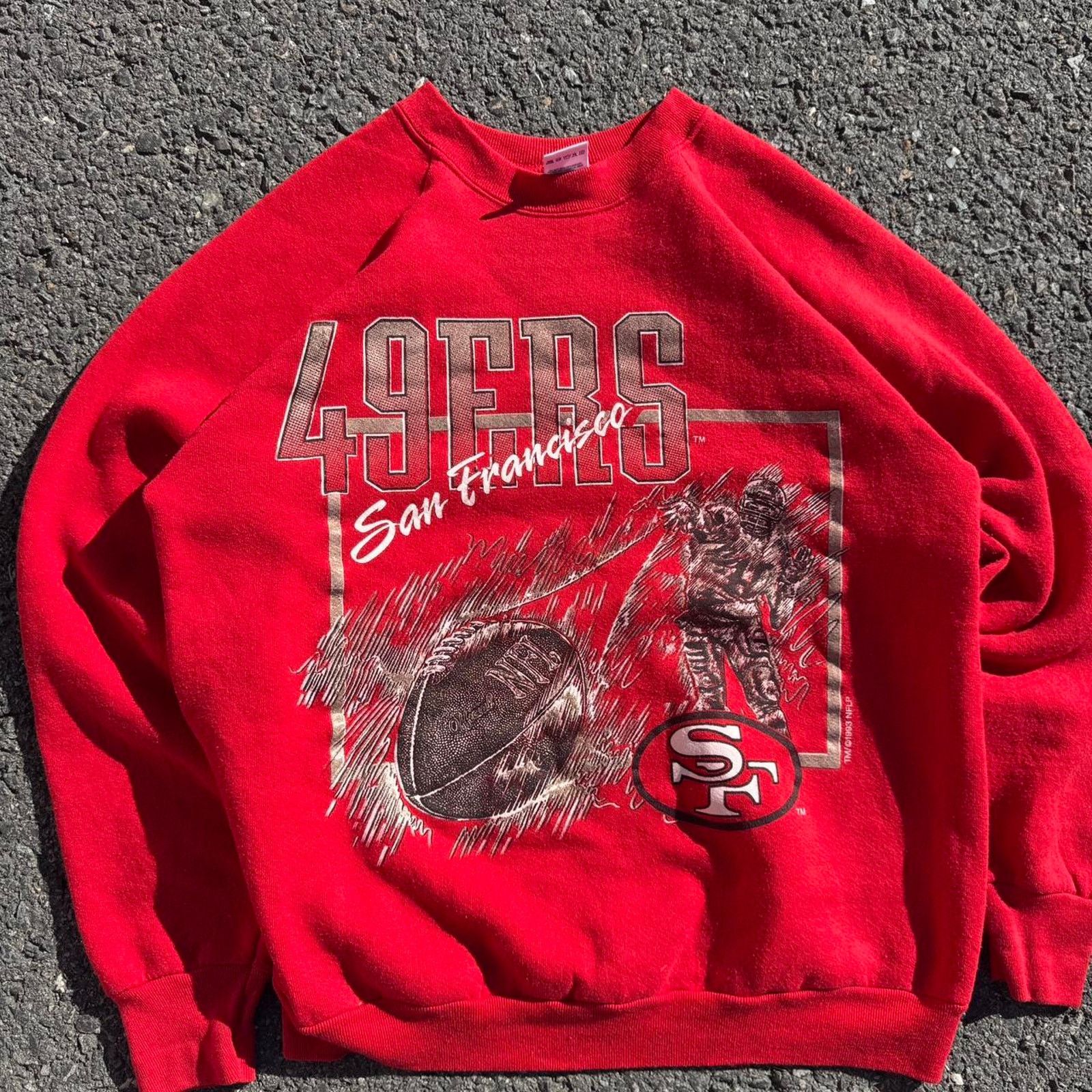 Fruit Of The Loom Vintage San Francisco 49ers Crewneck – Size Large Size US L / EU 52-54 / 3 - 1 Thumbnail