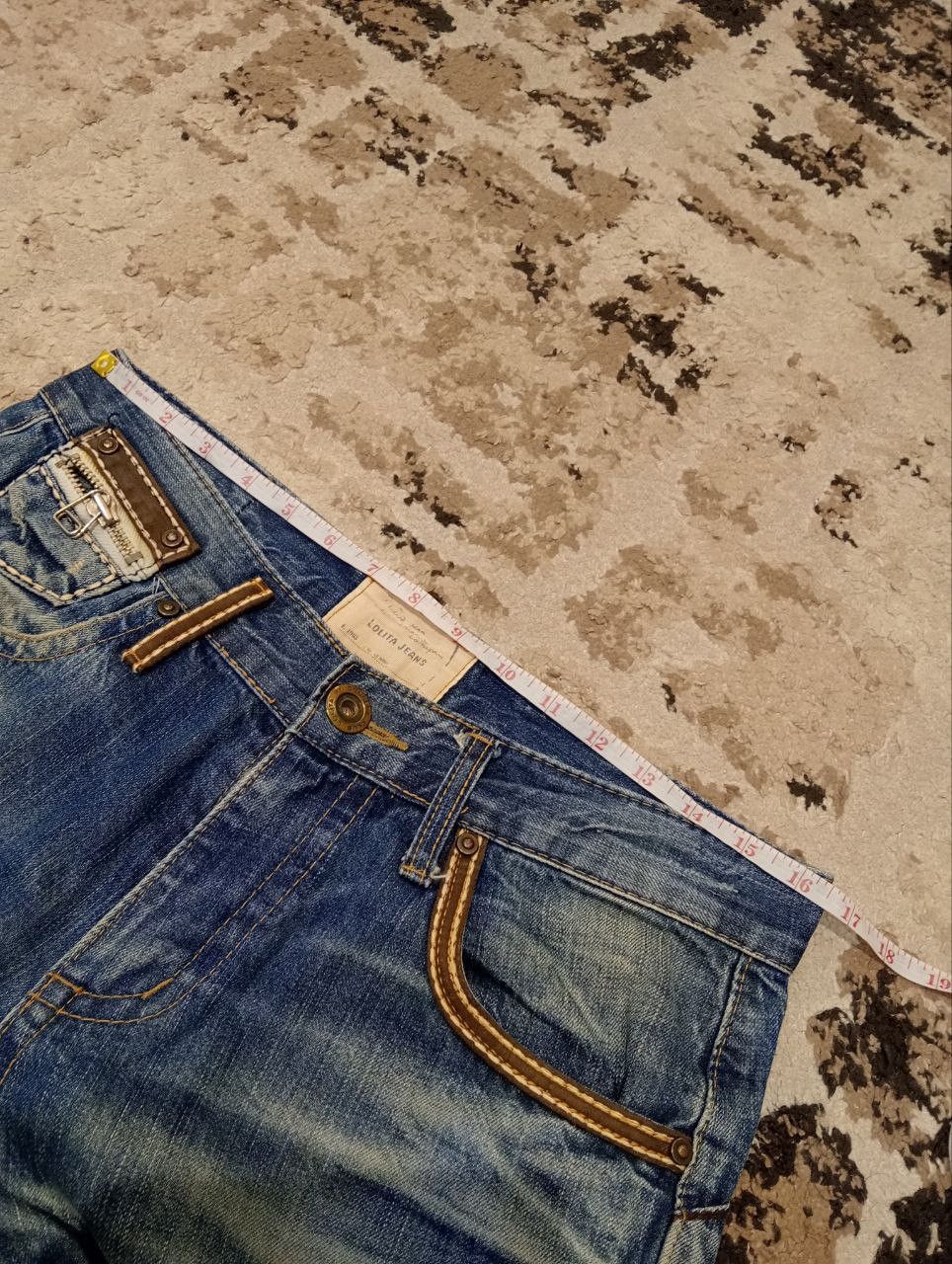 Japanese Brand JAPANESE LOLITA by CONCERT CLUB WASHED JEANS Size US 31 - 14 Thumbnail