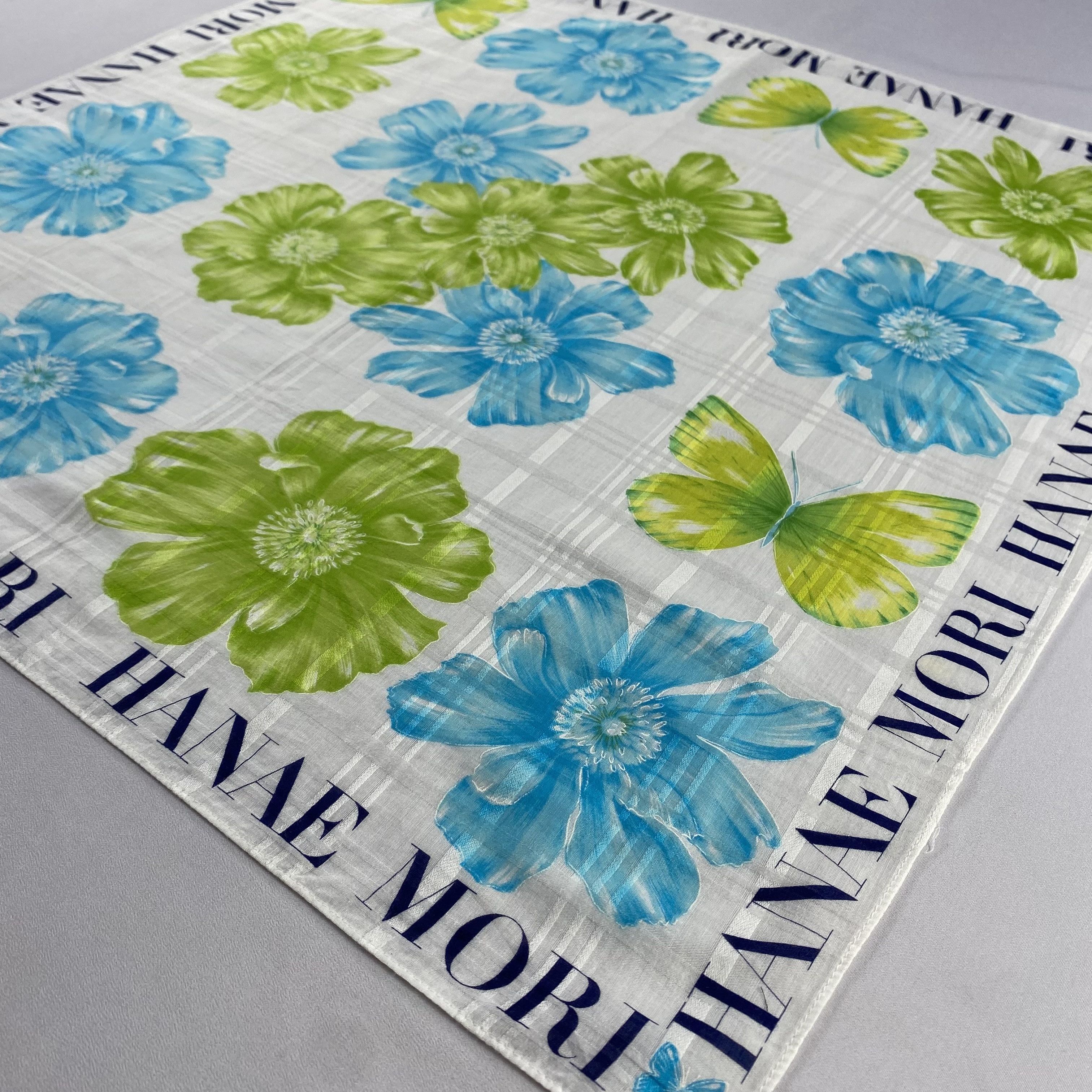 Hanae Mori × Vintage Hanae Mori Bandana/ Handkerchief / Neckerchief-P1607 Size ONE SIZE - 2 Thumbnail