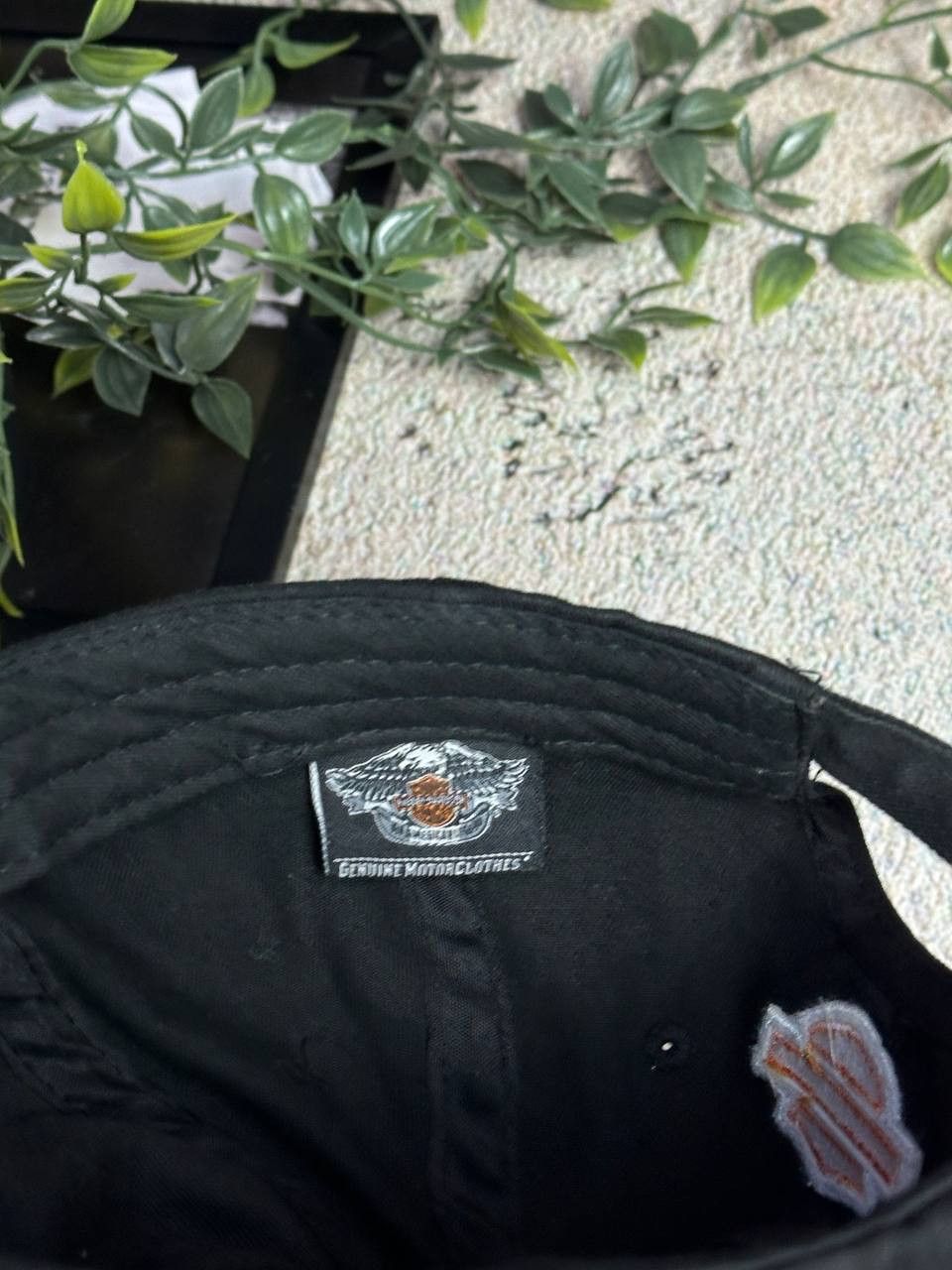 Harley Davidson × Vintage Vintage Harley Davidson Archival Cap Os Y2K Avantgarde Size ONE SIZE - 4 Thumbnail