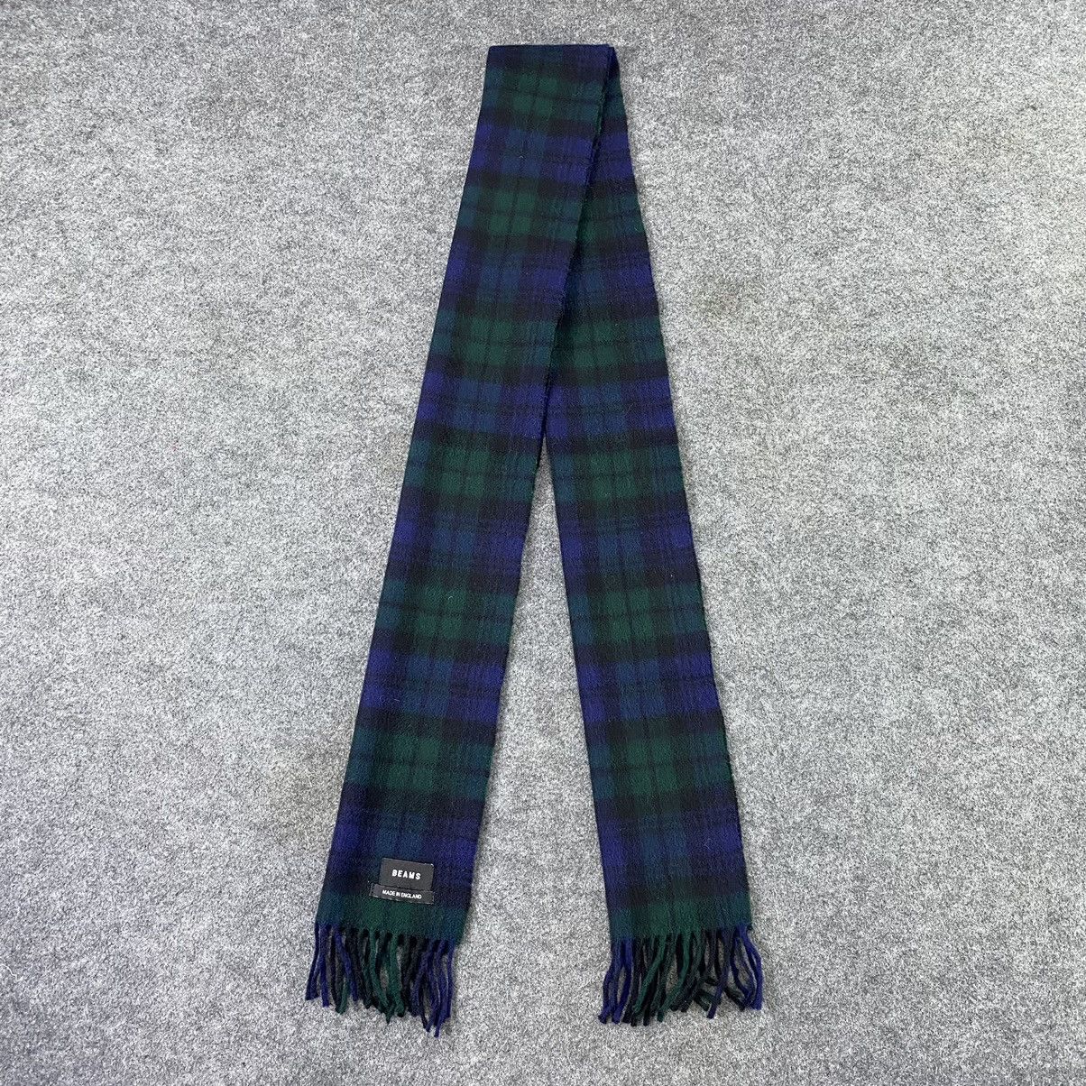 Beams Plus Beams Tartan Wool Scarf / Muffler / Neckwear - T1174 Size ONE SIZE - 2 Thumbnail