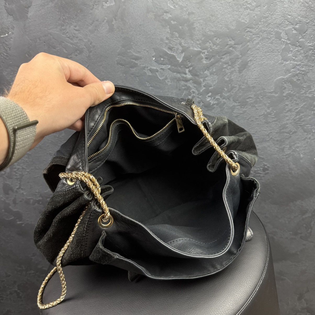 Sezane Sezane Leather Suede HandBag + Sezane Leather Suide Clutch Size ONE SIZE - 7 Thumbnail