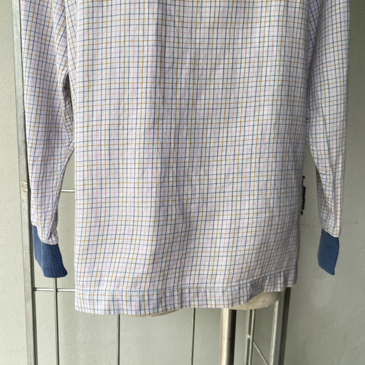 Ne-Net Né-net Checkered Long Sleeve Shirt with Bear Embroidery Size US M / EU 48-50 / 2 - 17 Thumbnail