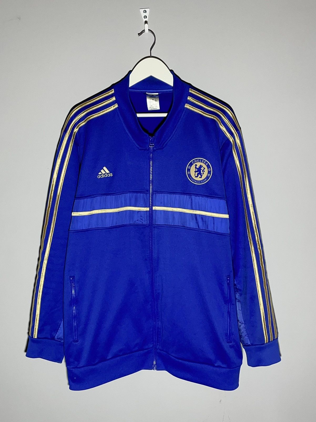 Adidas × Chelsea Soccer Chelsea Adidas 2012 Football Bomber Jacket Size US XXL / EU 58 / 5 - 1 Thumbnail