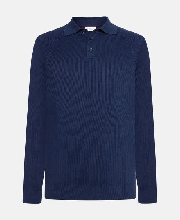 Brunello Cucinelli Knitted polo shirt Size US M / EU 48-50 / 2 - 1 Thumbnail