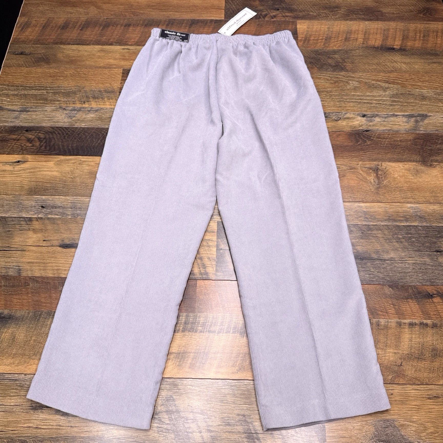 Vintage Alfred Dunner Pants Corduroy Pull On Womens 12 Petite Stonehenge New Size 34" / US 12 / IT 48 - 2 Thumbnail