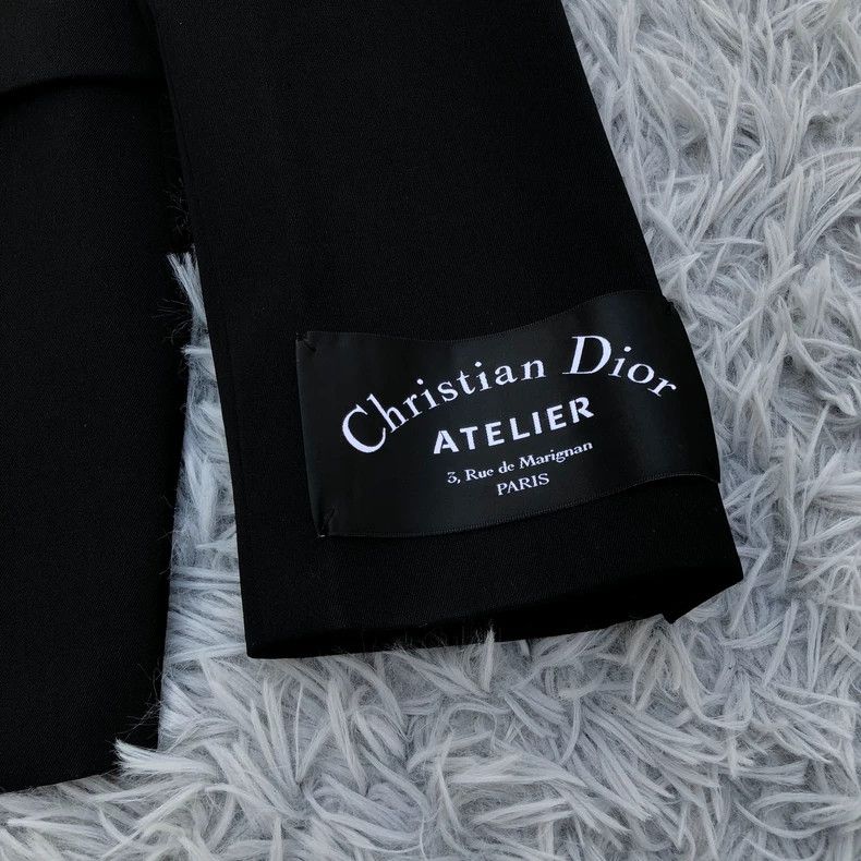 Dior Dior 18fw stitched neckline sleeve label wool suit 2501-Nex Size 48R - 2 Thumbnail